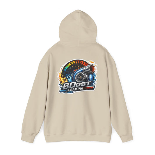 Subie Elites Boost Loading Hoodie — Turbo Car Racing Pullover for Gearheads