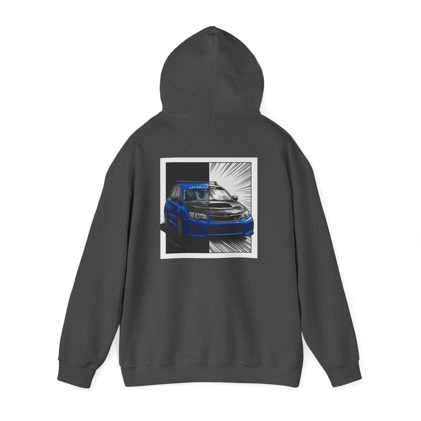Subaru WRX STI Blue Racer Hoodie – JDM Performance Car Pullover