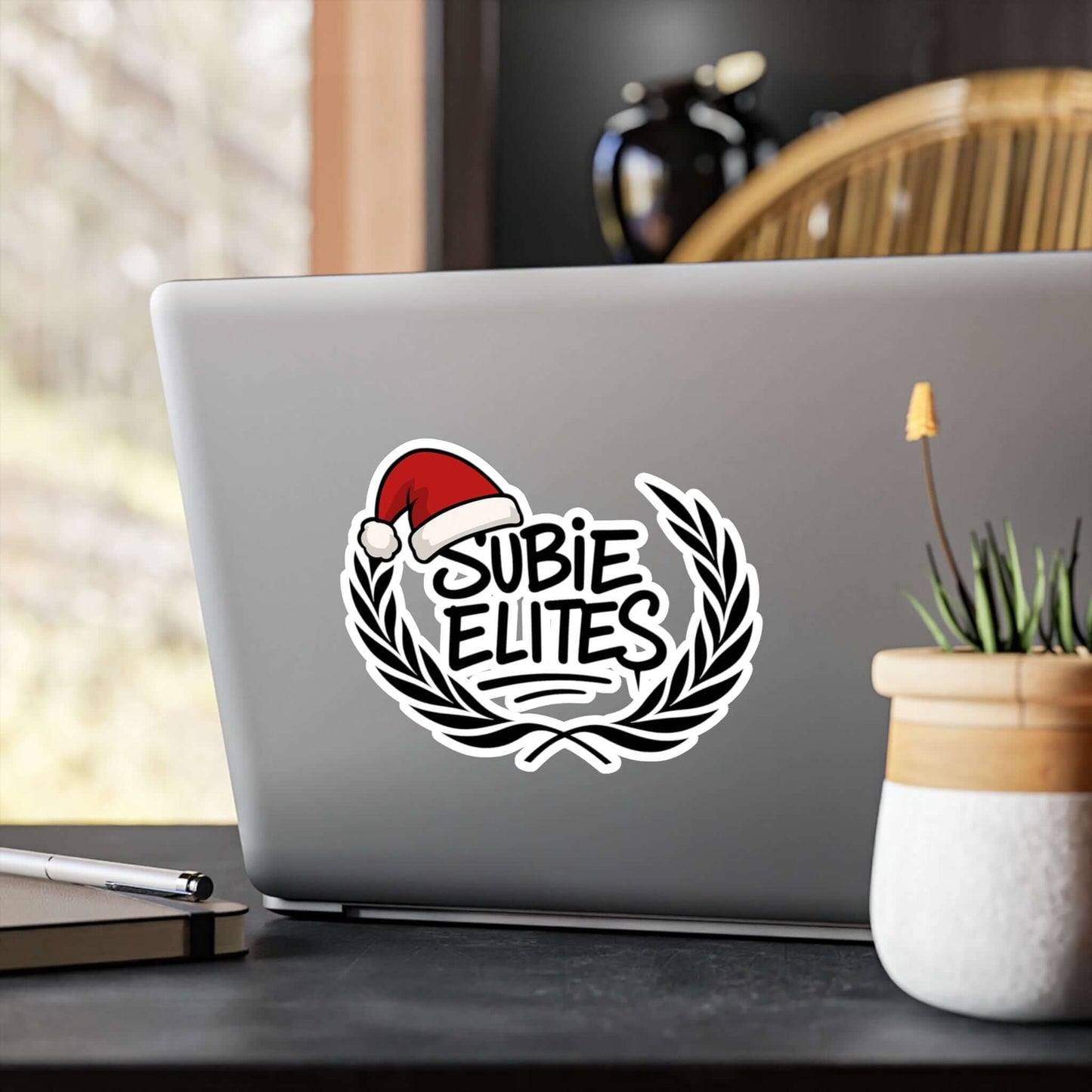 Subie Elites Holiday Crest Sticker