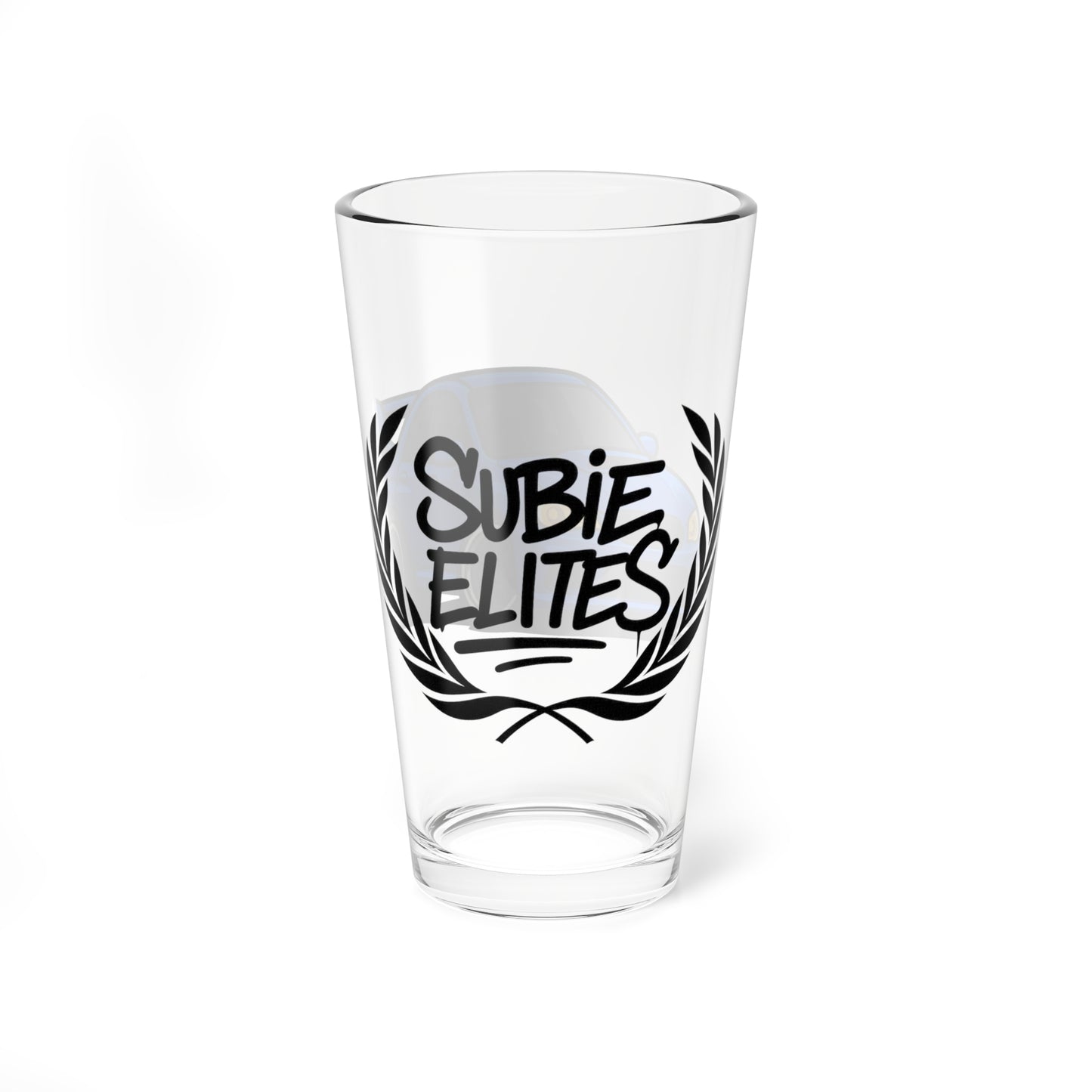 Subie Elites Wrx Sti Drinking Glass 16 oz