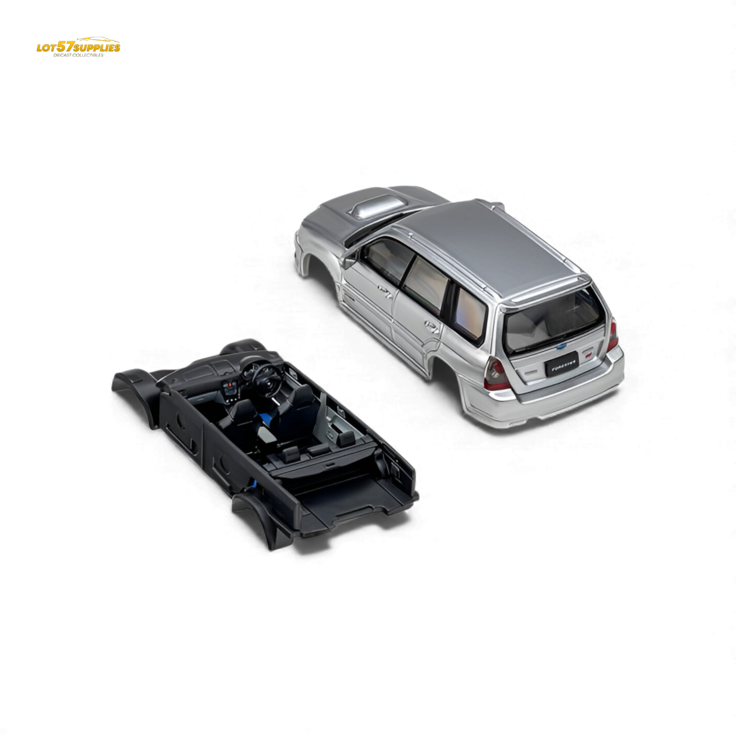 (Pre-Order) Fiberrun Subaru Forester Silver 1:64