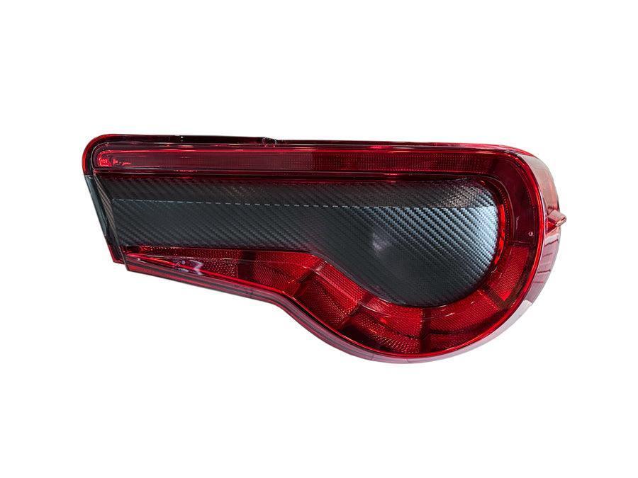 Special Edition Dark Smoke Carbon Fiber Tail Light Overlays - 2017-2021 Toyota 86 / Subaru BRZ