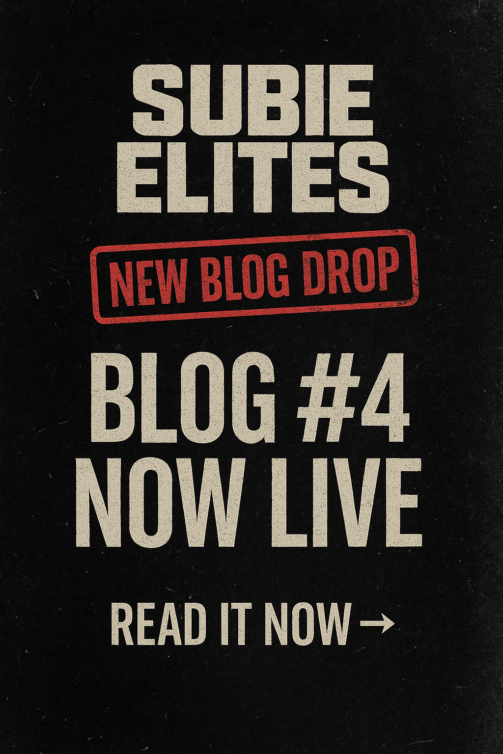 Subaru Blog post #4 The Drive That Bulds Us