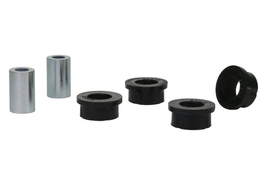 Subaru WRX STI rear toe arm bushing kit containing synthetic elastomer bushings for enhanced durability and performance.