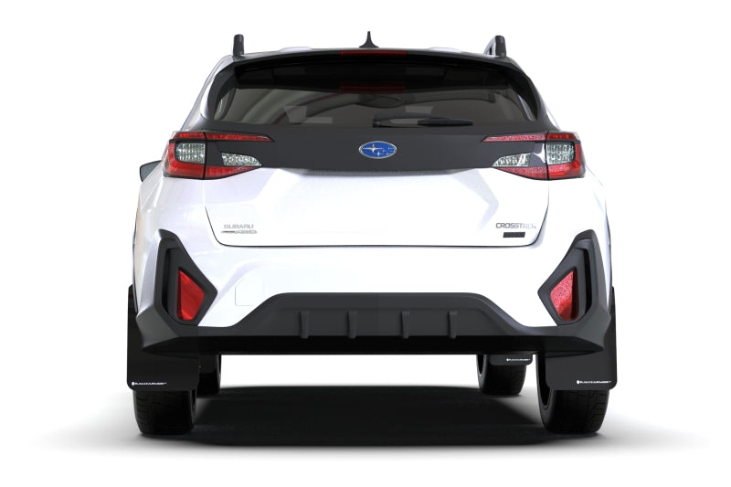 Rally Armor 24-26 Subaru Crosstrek Black UR Mud Flap Red Logo