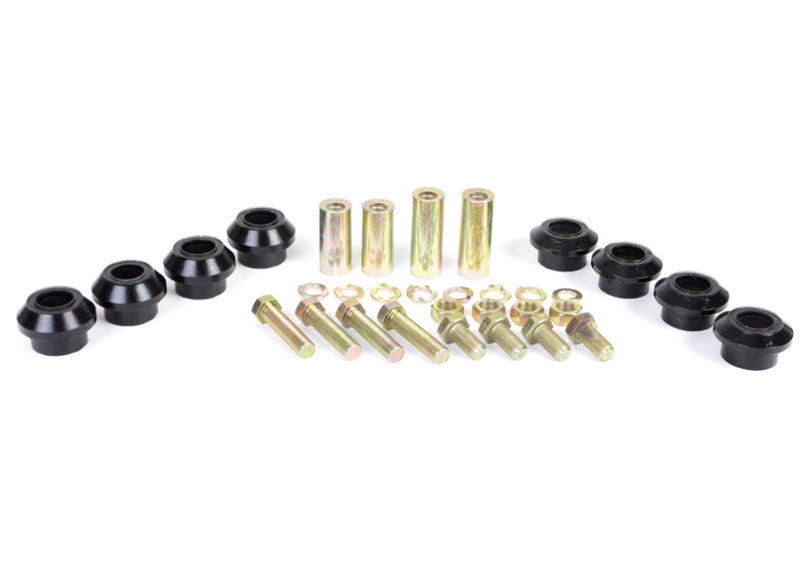 Whiteline adjustable camber kit for Subaru BRZ components including bushings and bolts