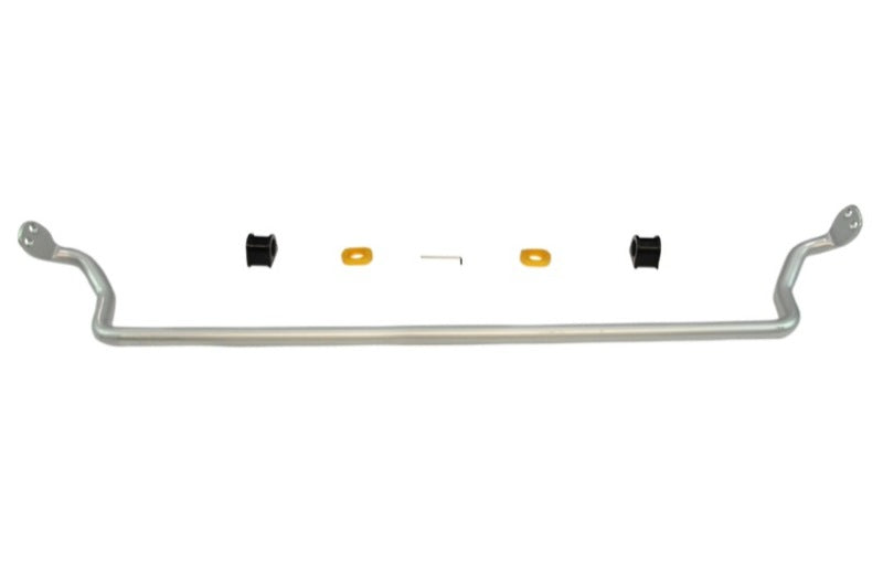 Subaru WRX adjustable sway bar with mounting hardware, designed to enhance grip and handling performance.