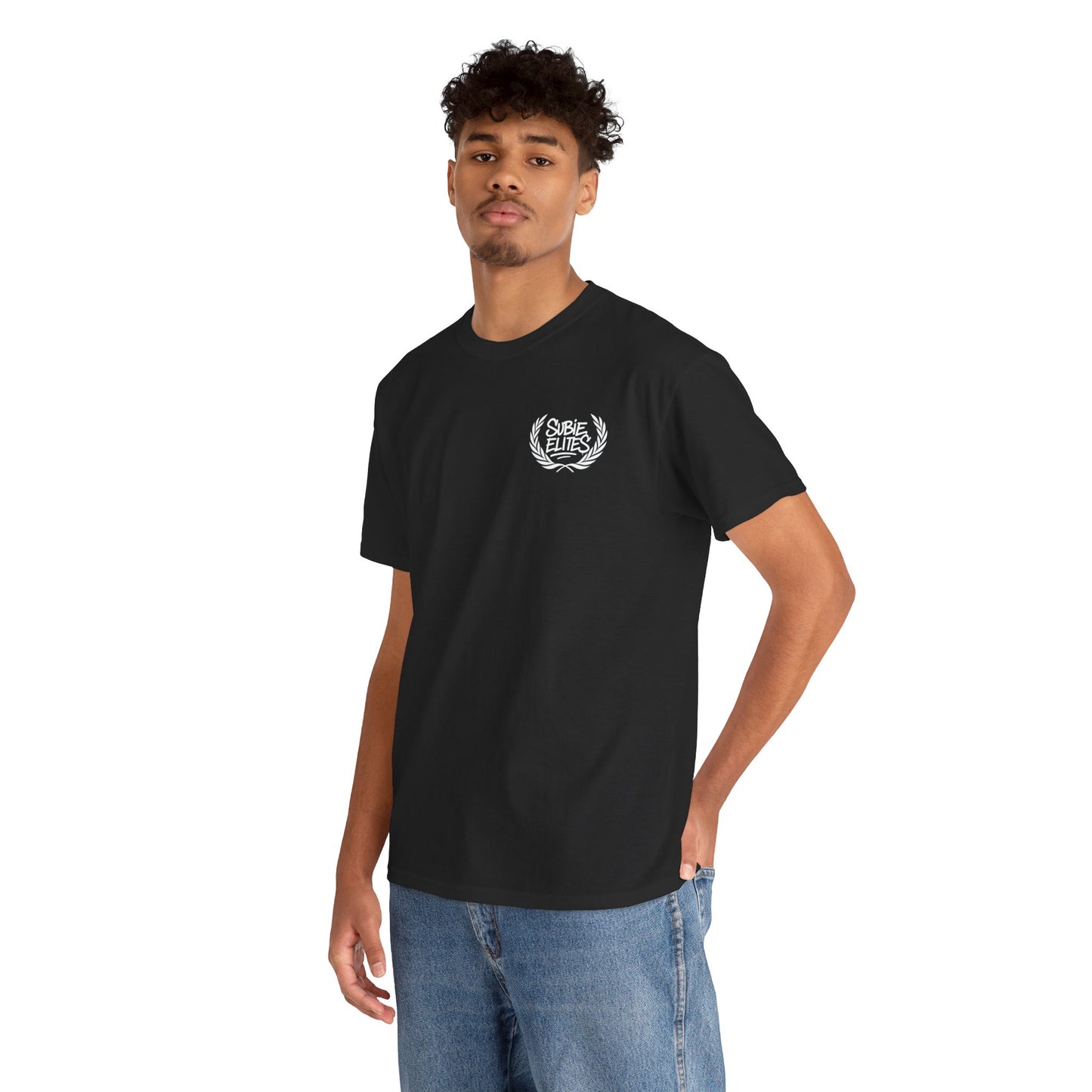 Subie Elites Unisex Heavy Cotton Tee | Casual Graphic Tee for Car Enthusiasts, Perfect Gift for Birthdays, Car Shows, and Everyday Wear