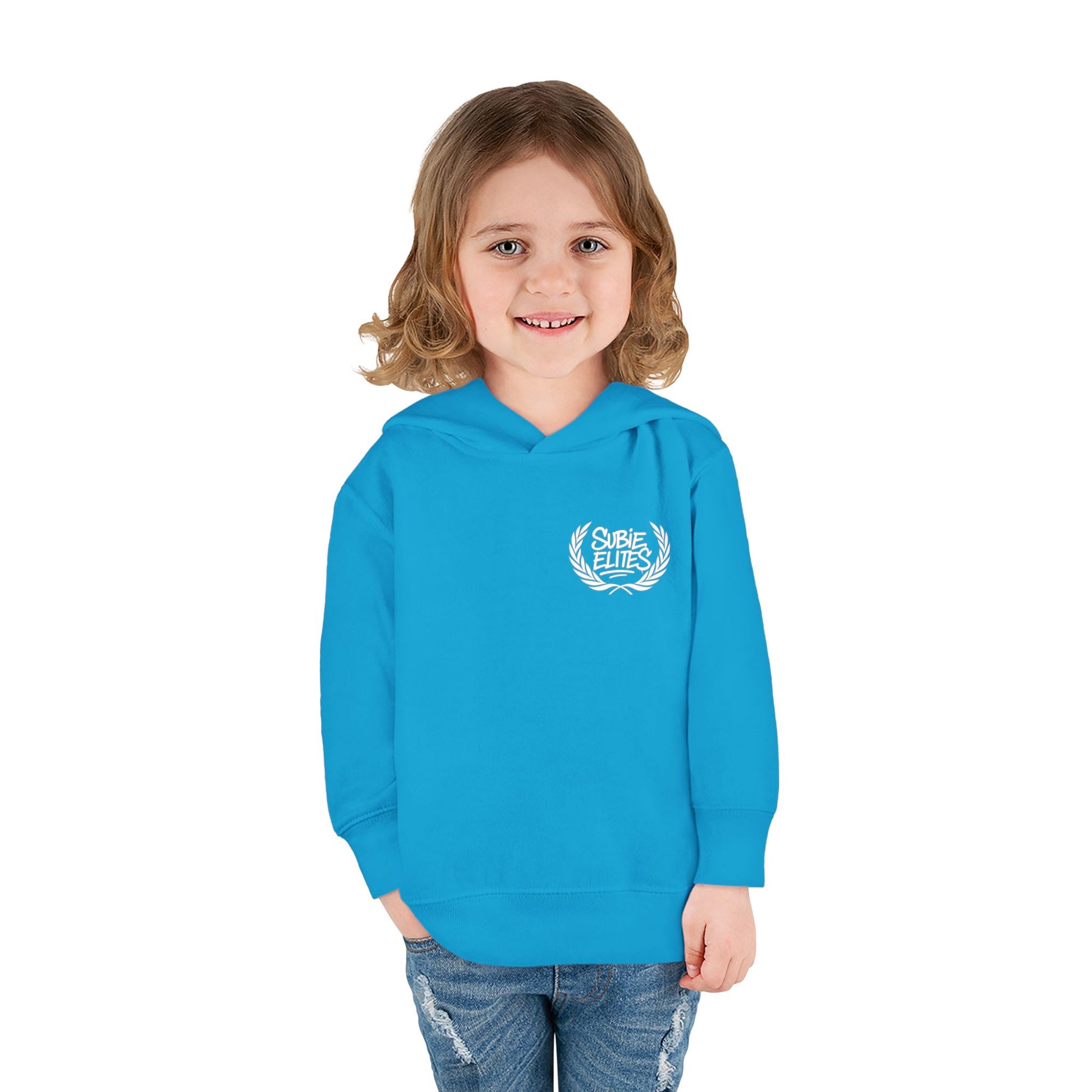 Kids' Fleece Hoodie - Retro Racing Design