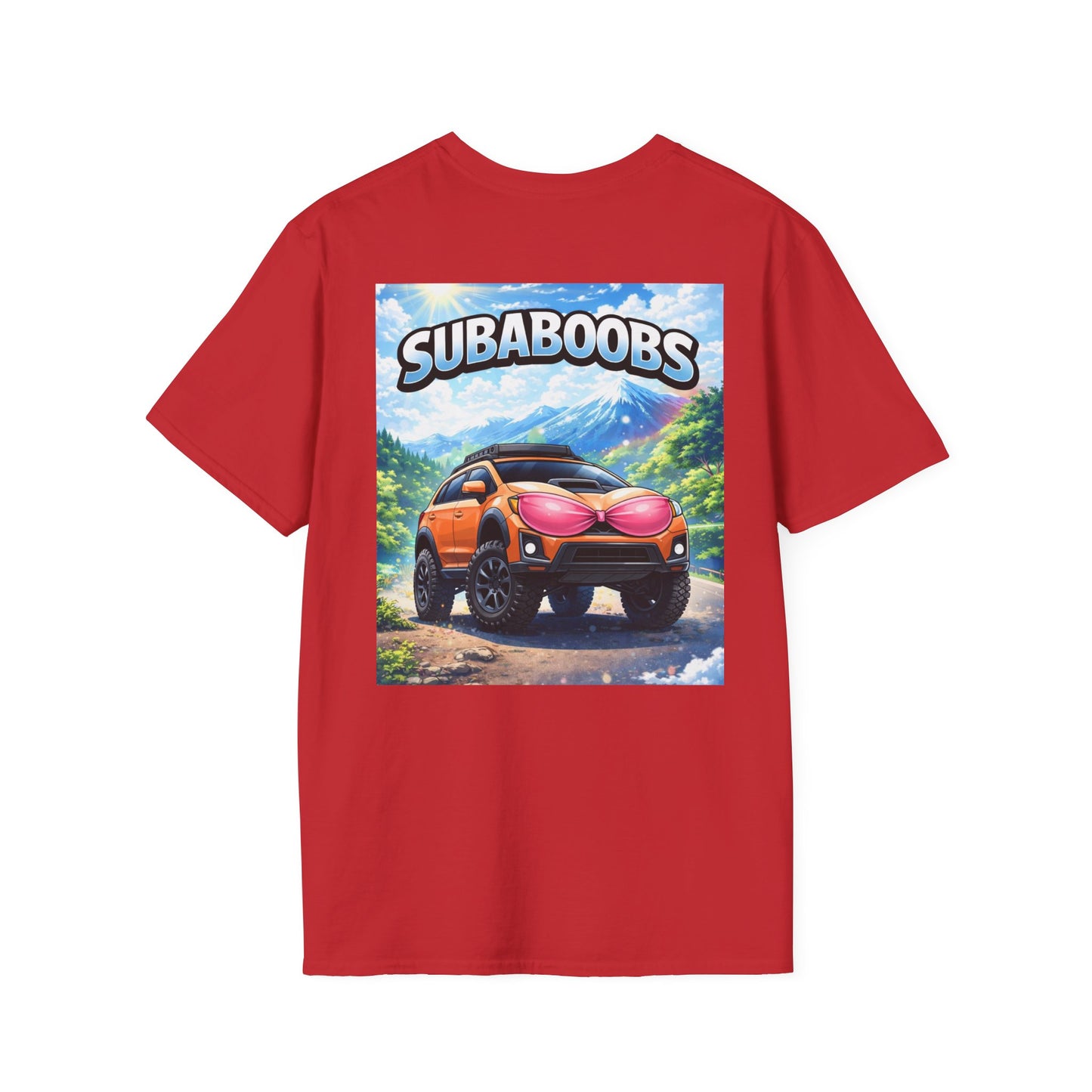 Subaboobs Crosstrek V2 Off-Road Hatchback T-Shirt — Funny Subaru Crew Tee
