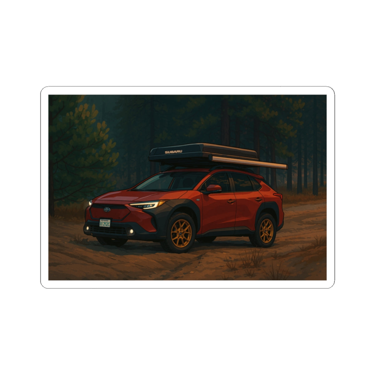 Subaru Enthusiast Subie Elites X Overland Subie Solterra Sticker-Subie Elites LLC