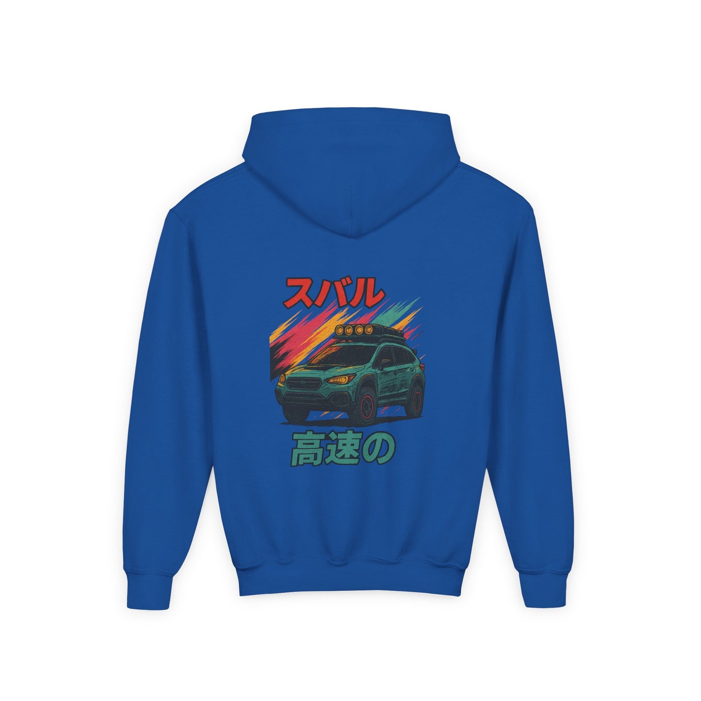 Subaru Racing Youth Hoodie - Cool Black Sweatshirt with Japanese Design