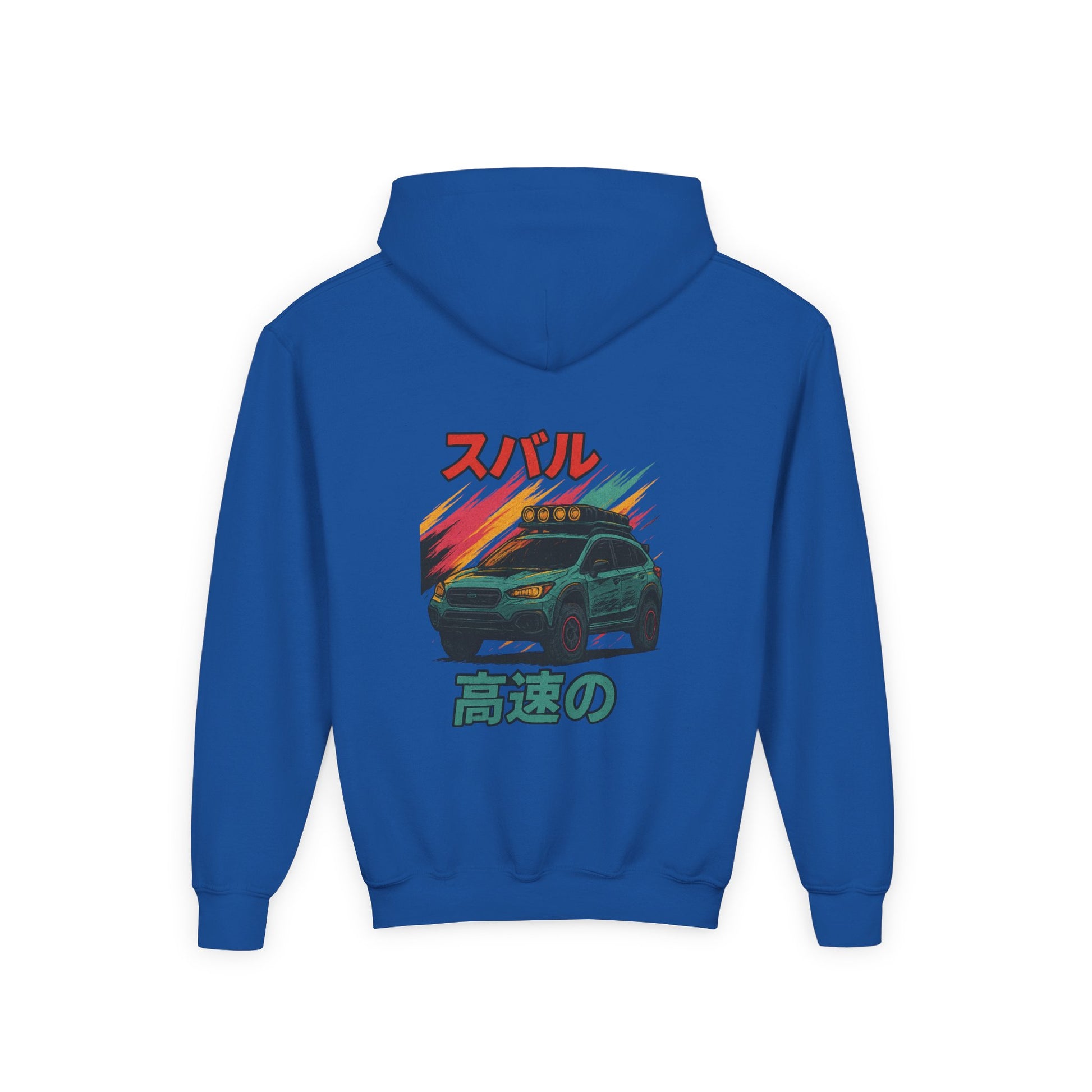 Subaru Racing Youth Hoodie - Cool Black Sweatshirt with Japanese Design