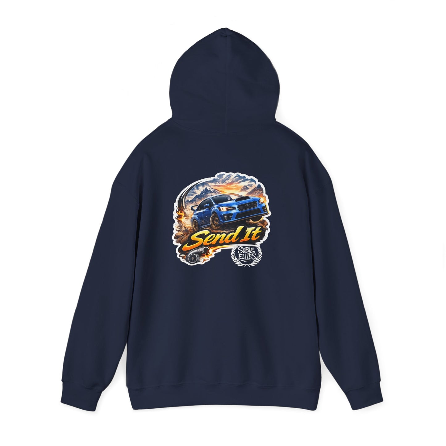 Subie Elites "Send It" Subaru WRX Hoodie — Car Graphic Pullover