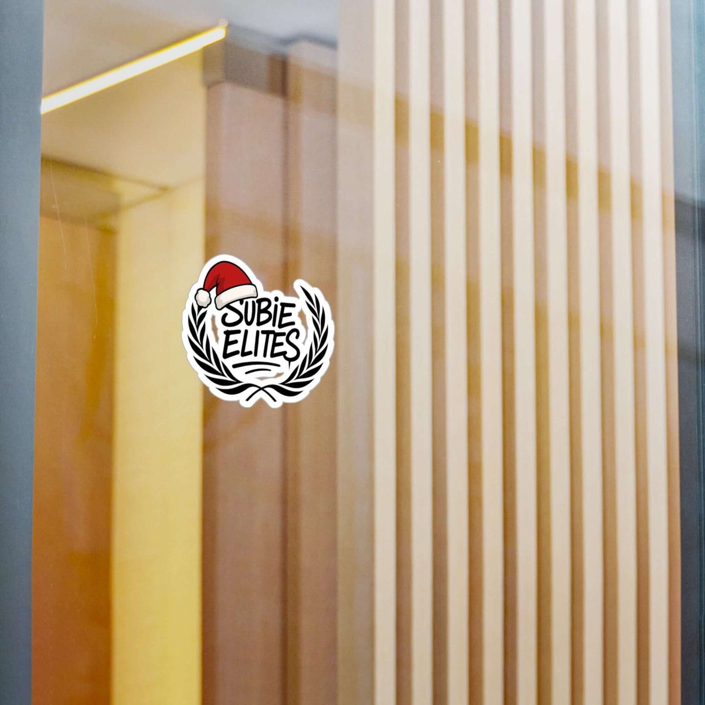 Subie Elites Holiday Crest Sticker