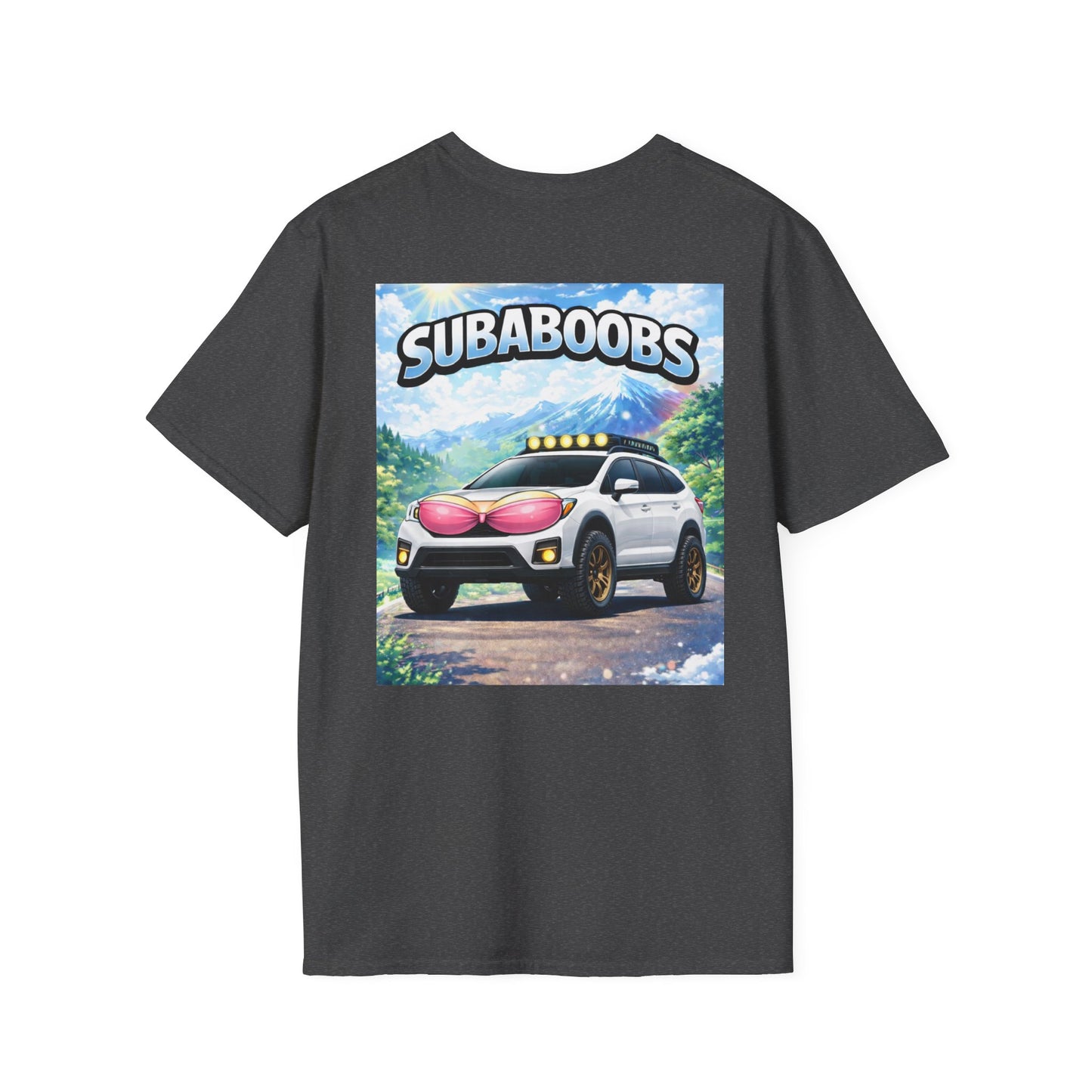 SubaBoobs Crosstrek Subaru T-Shirt — 'Subie Elites' Black Car Graphic Tee