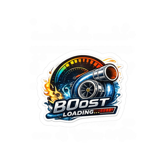 Subie Elites Boost Loading Turbo Sticker — Kiss-Cut Vinyl Car Decal
