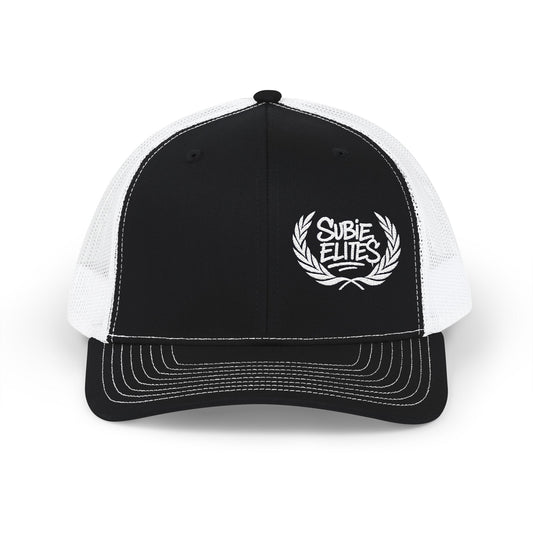 Subie Elites Design-Embroidered Snapback Trucker Cap