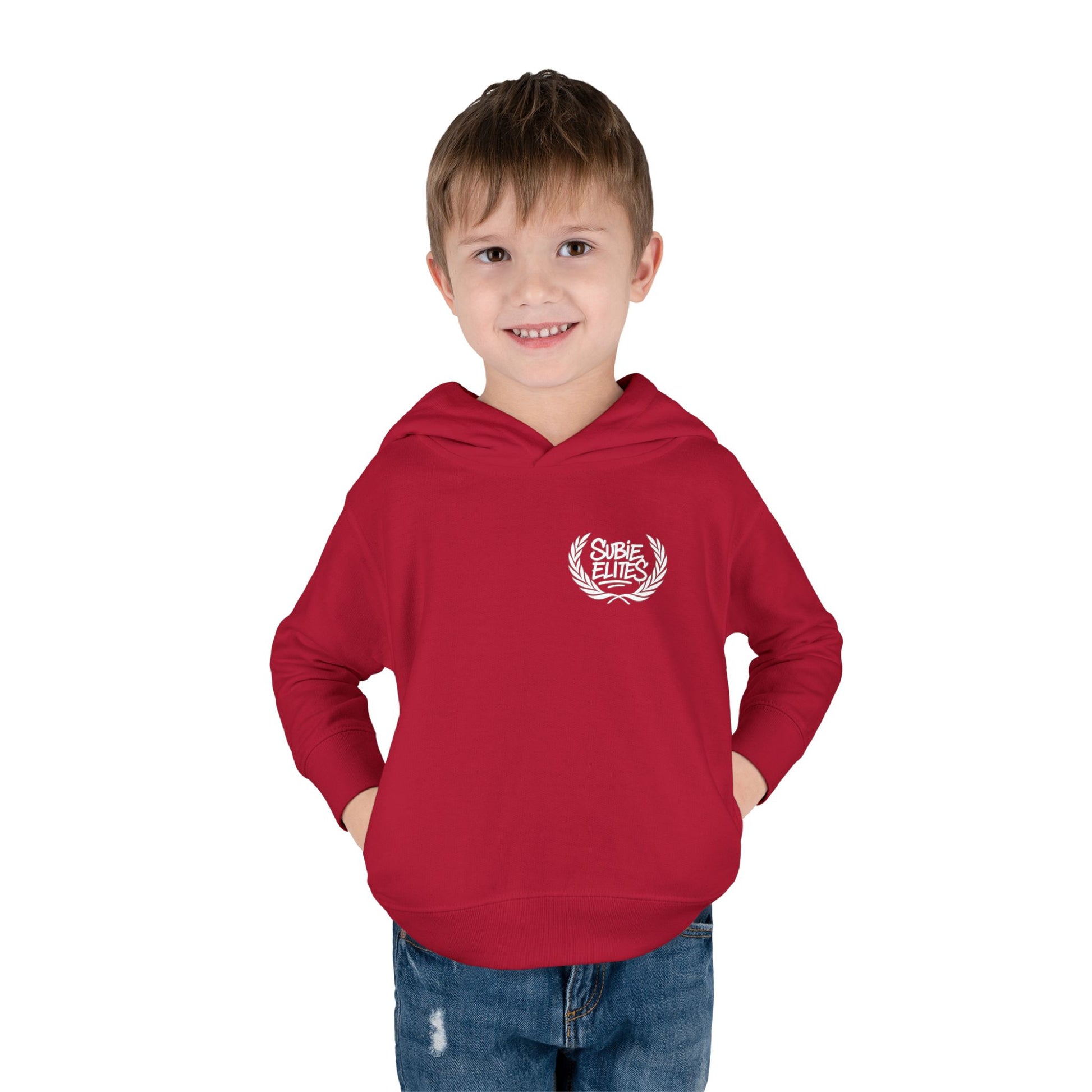 Kids' Fleece Hoodie - Retro Racing Design