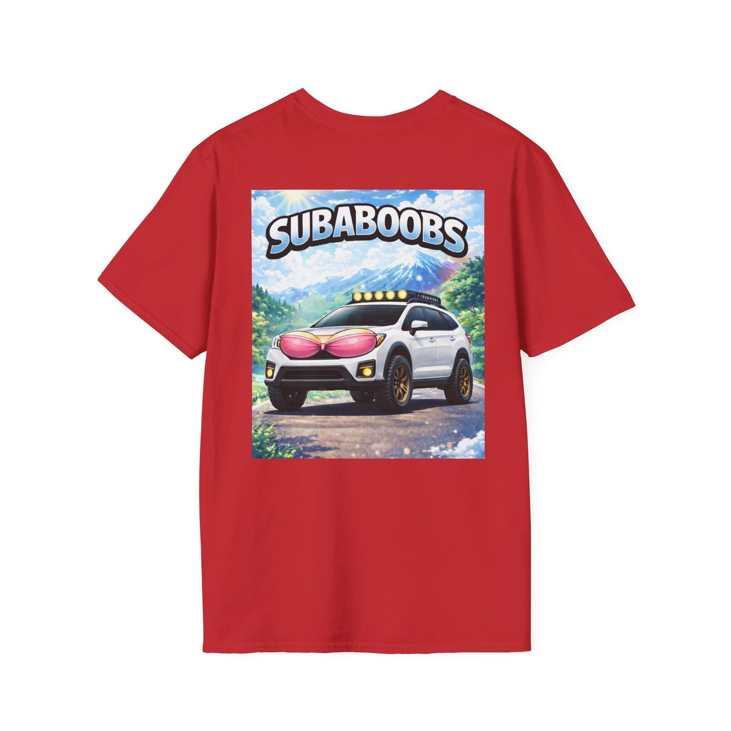 SubaBoobs Crosstrek Subaru T-Shirt — 'Subie Elites' Black Car Graphic Tee