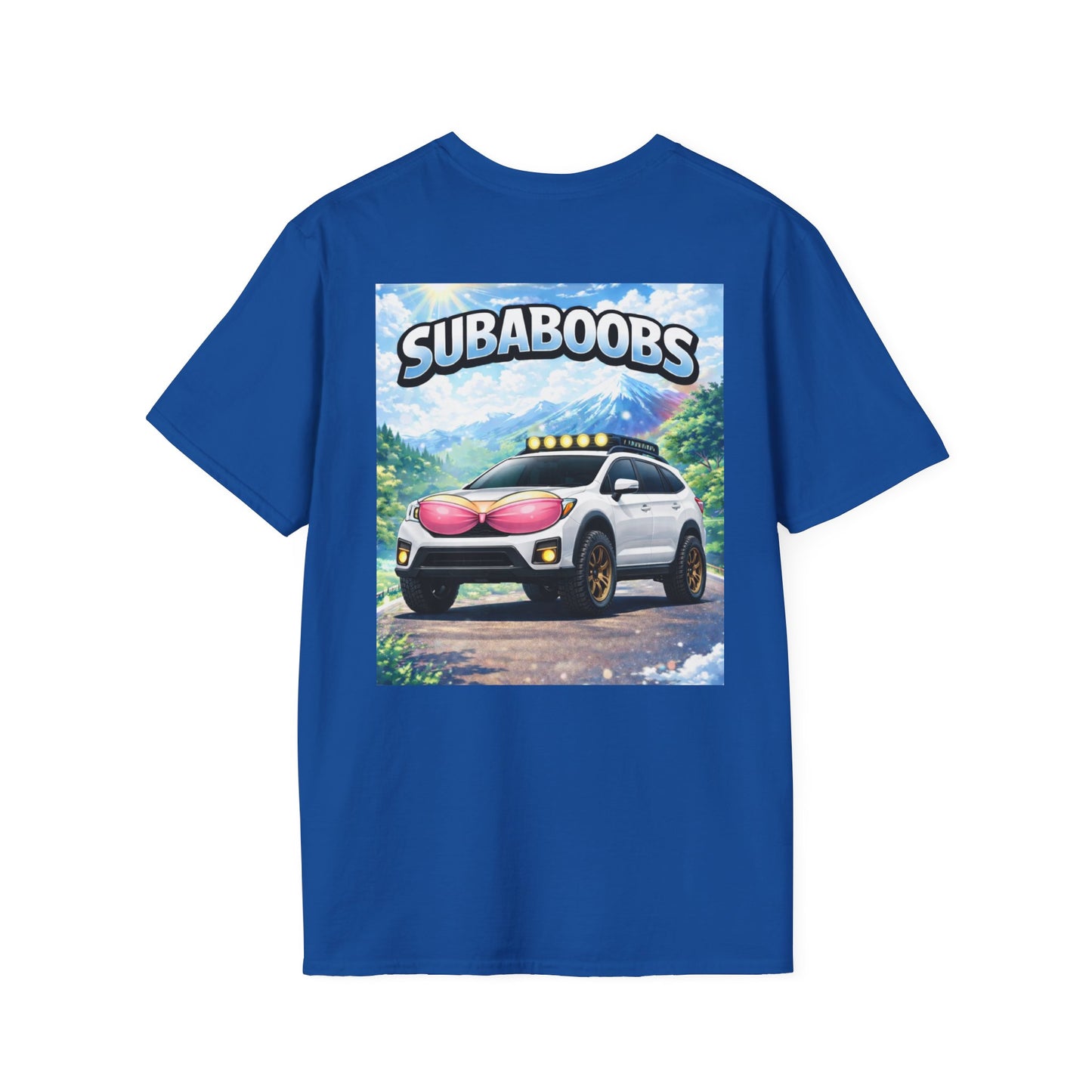 SubaBoobs Crosstrek Subaru T-Shirt — 'Subie Elites' Black Car Graphic Tee