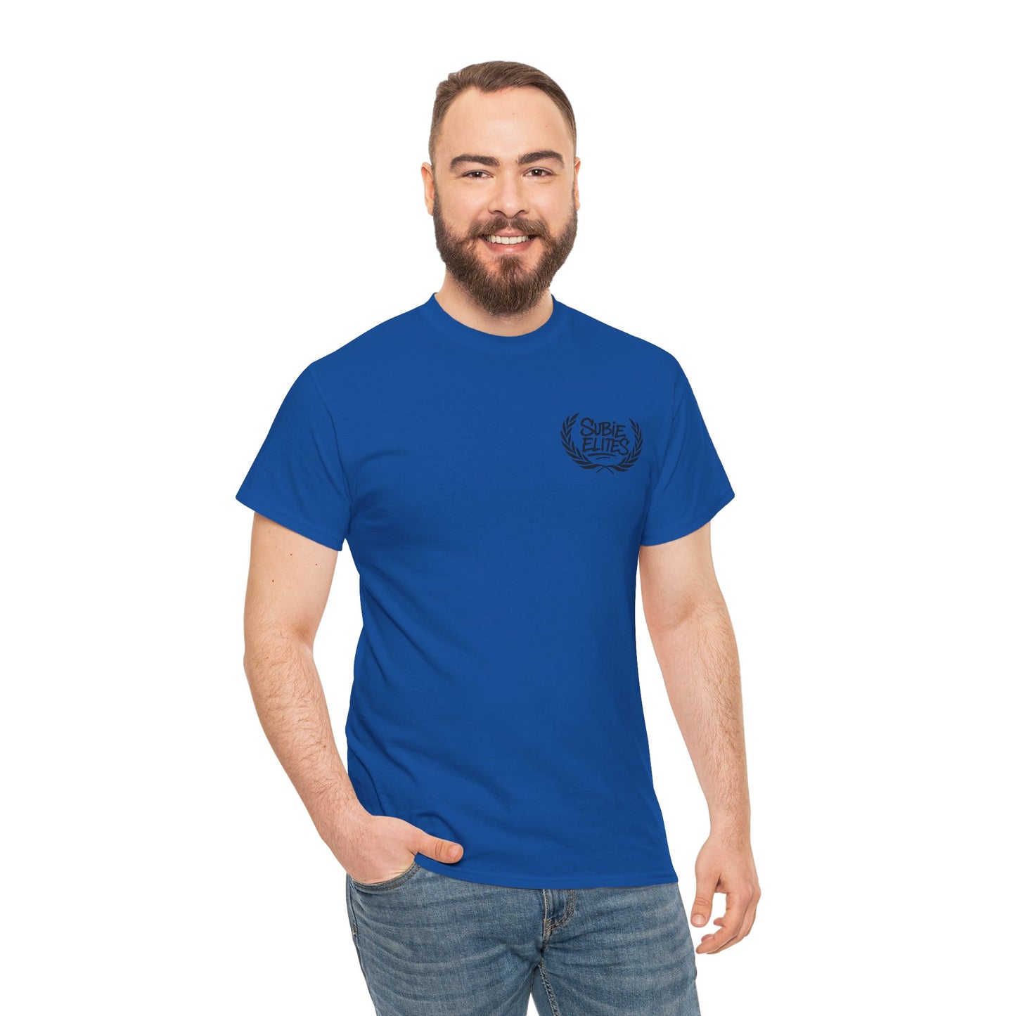 Subie Elites Unisex Heavy Cotton Tee | Casual Graphic Tee for Car Enthusiasts, Perfect Gift for Birthdays, Car Shows, and Everyday Wear