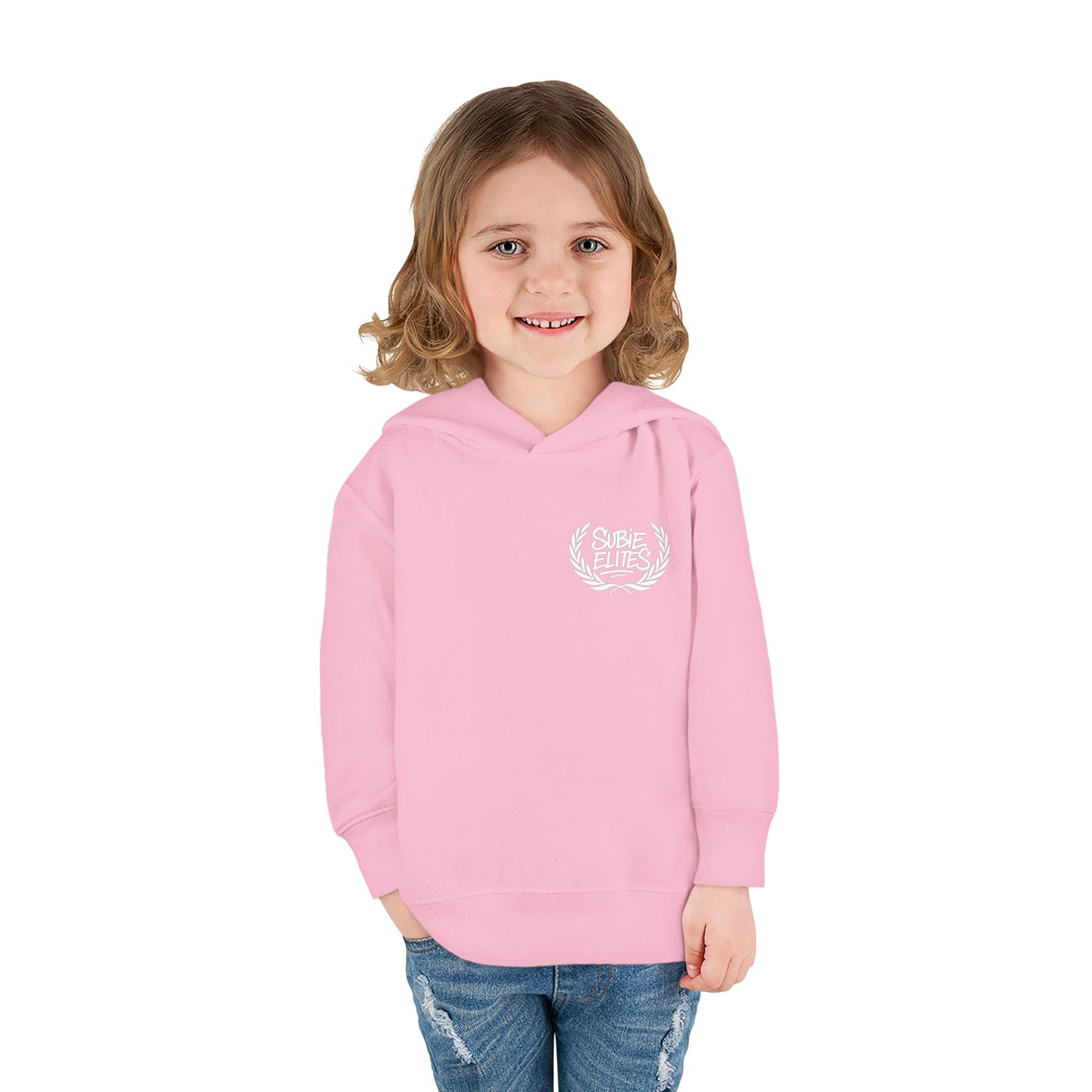 Kids' Fleece Hoodie - Retro Racing Design