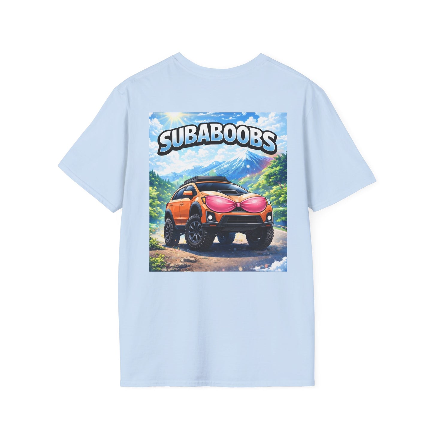 Subaboobs Crosstrek V2 Off-Road Hatchback T-Shirt — Funny Subaru Crew Tee