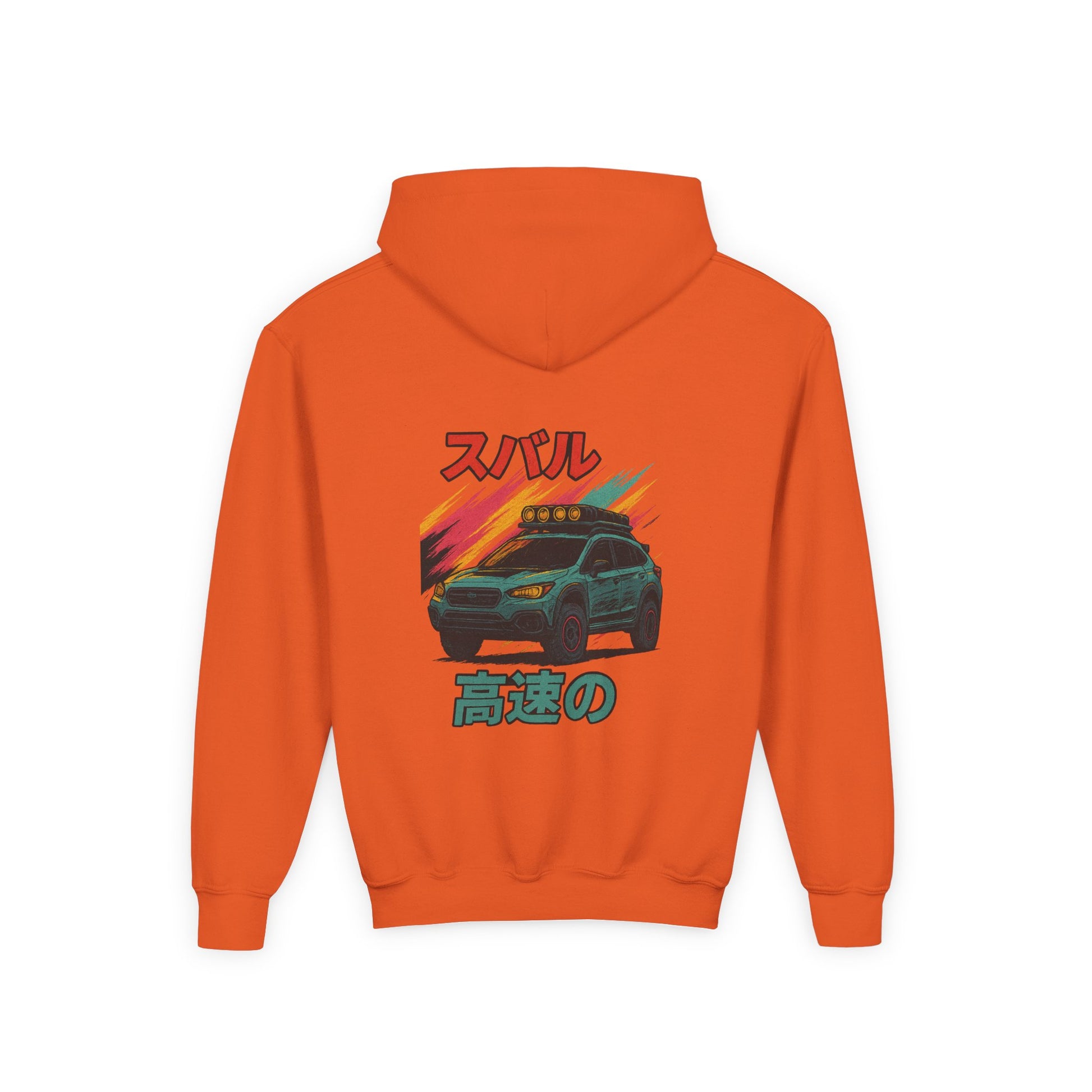 Subaru Racing Youth Hoodie - Cool Black Sweatshirt with Japanese Design