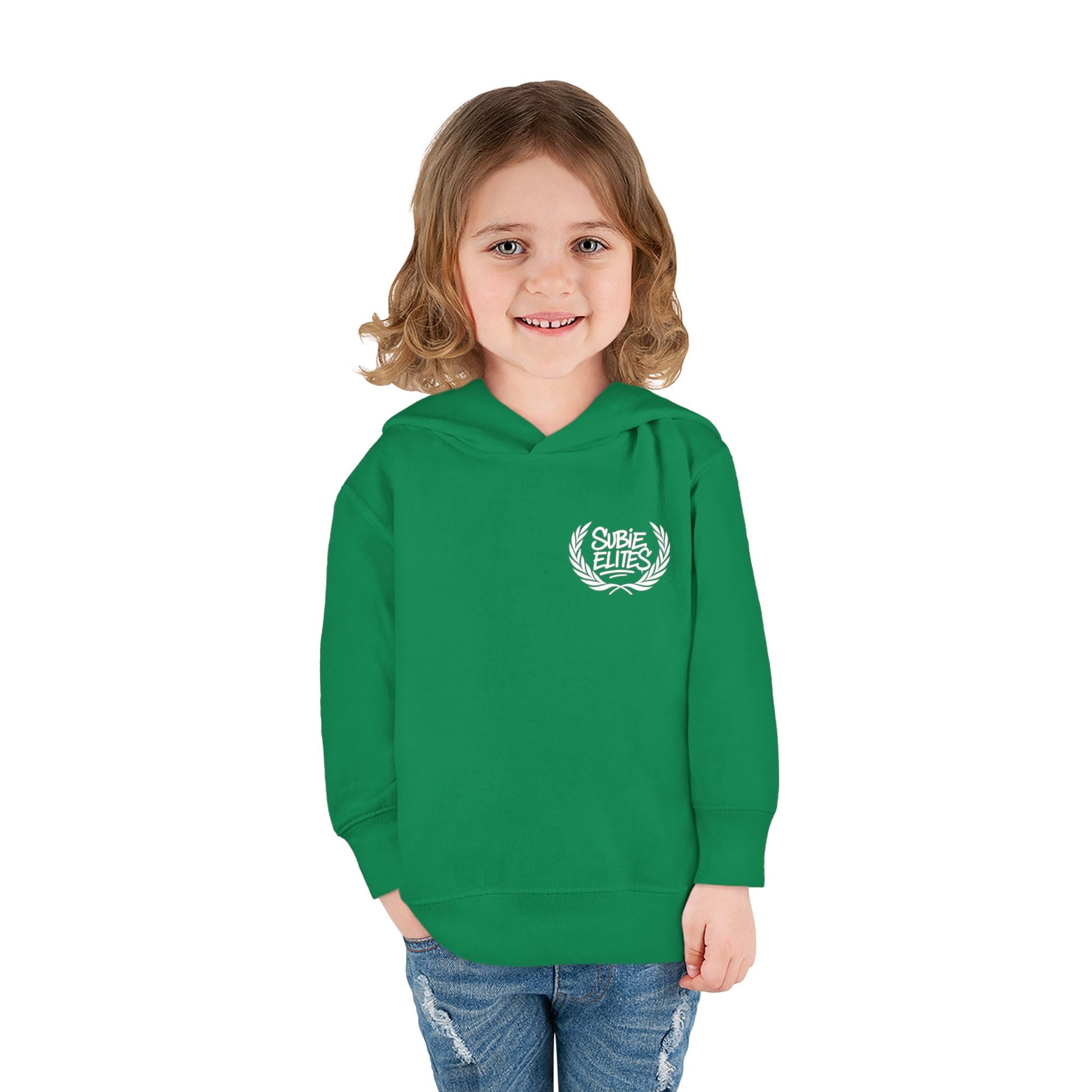 Kids' Fleece Hoodie - Retro Racing Design