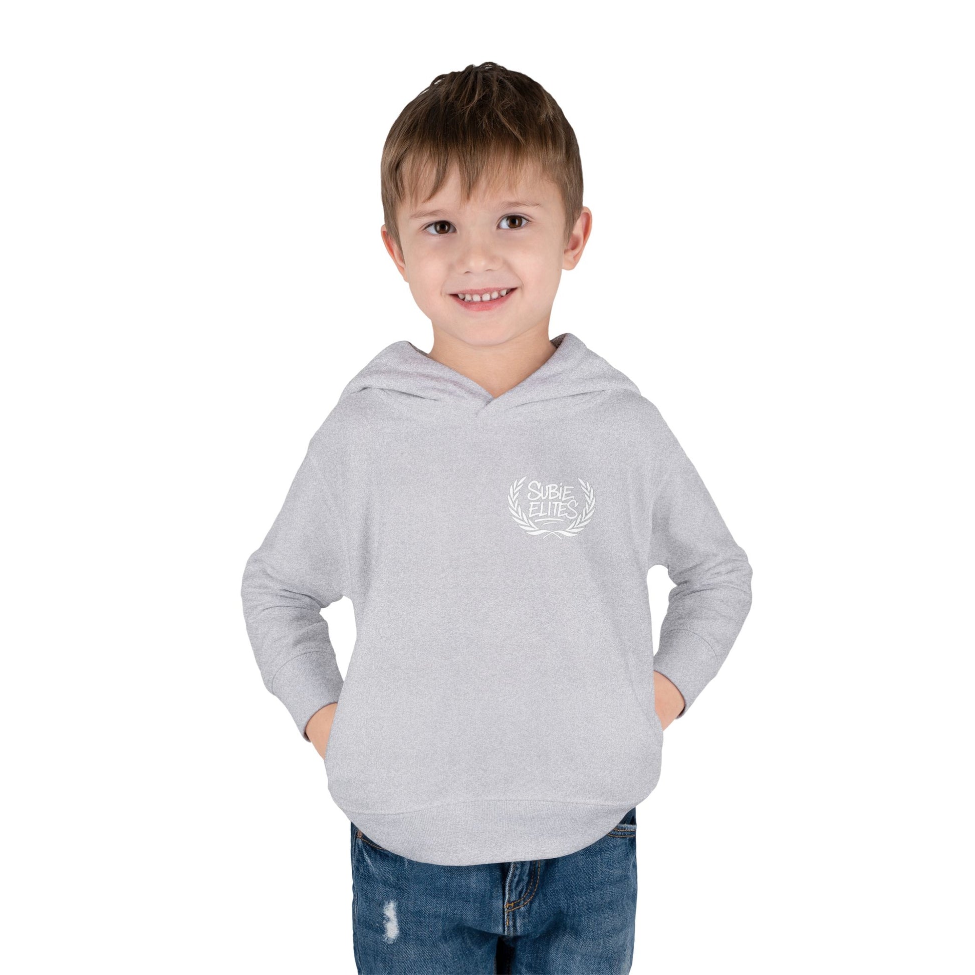 Kids' Fleece Hoodie - Retro Racing Design