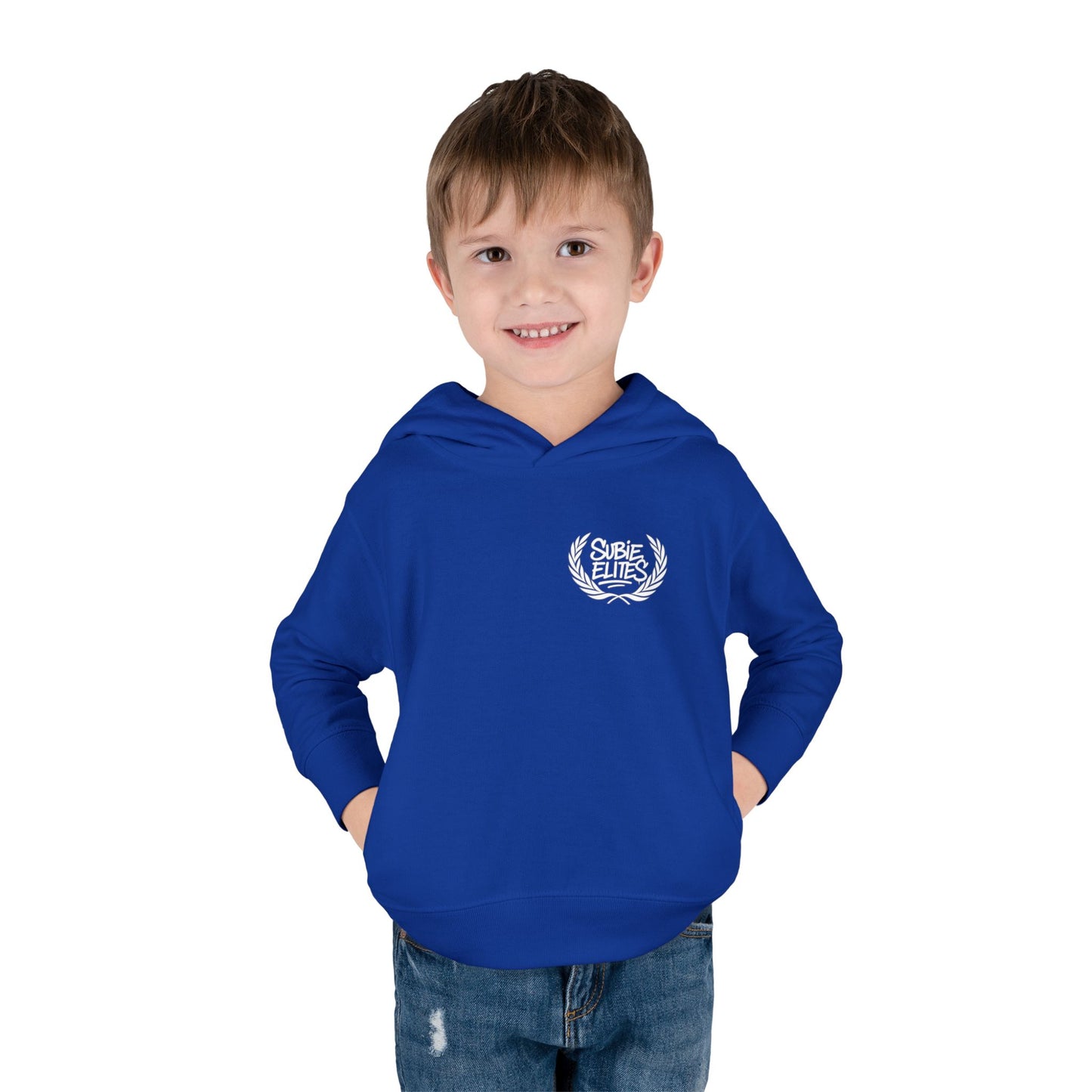 Kids' Fleece Hoodie - Retro Racing Design