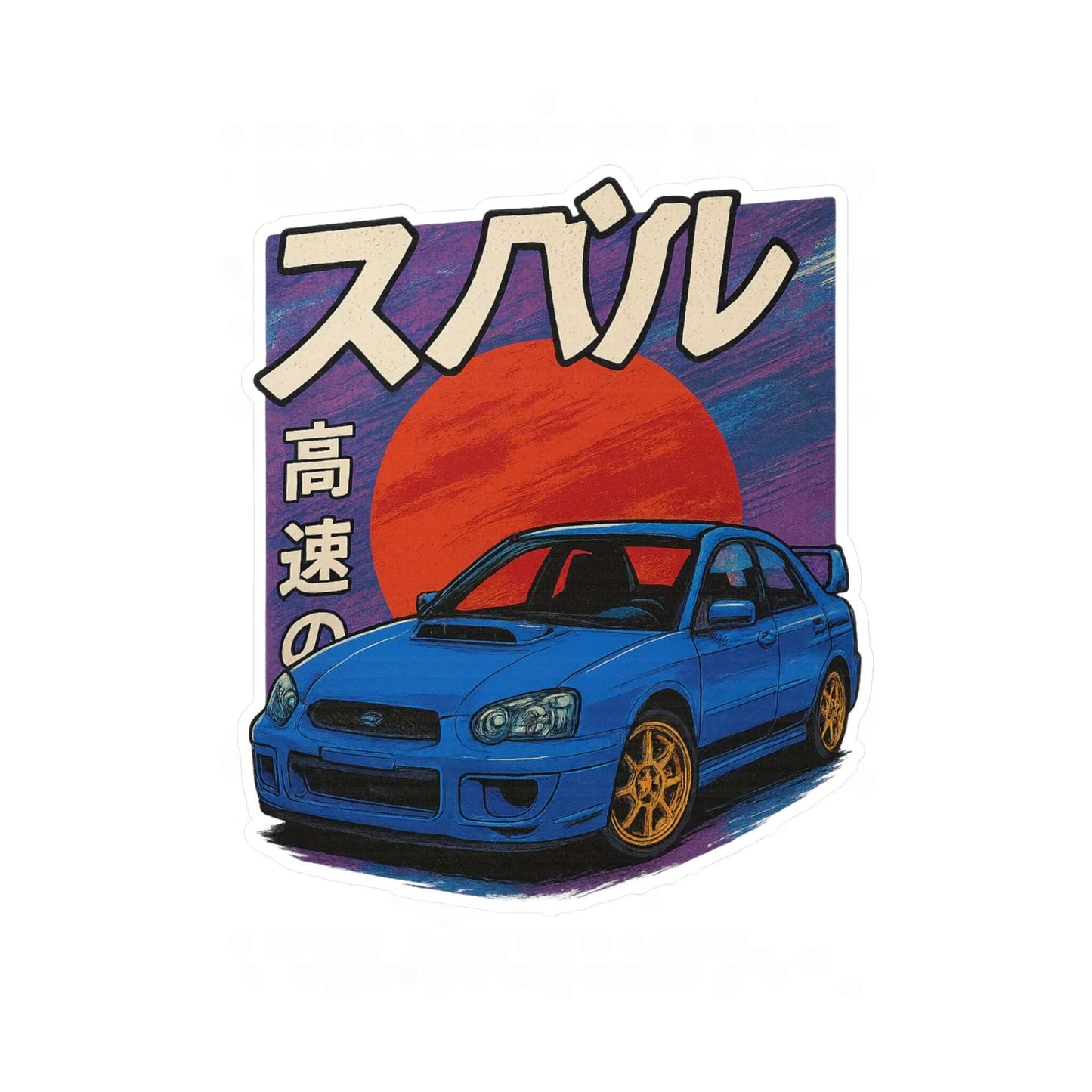 Subaru WRX/STI Blob eye Japanese Heritage-Vinyl Decal