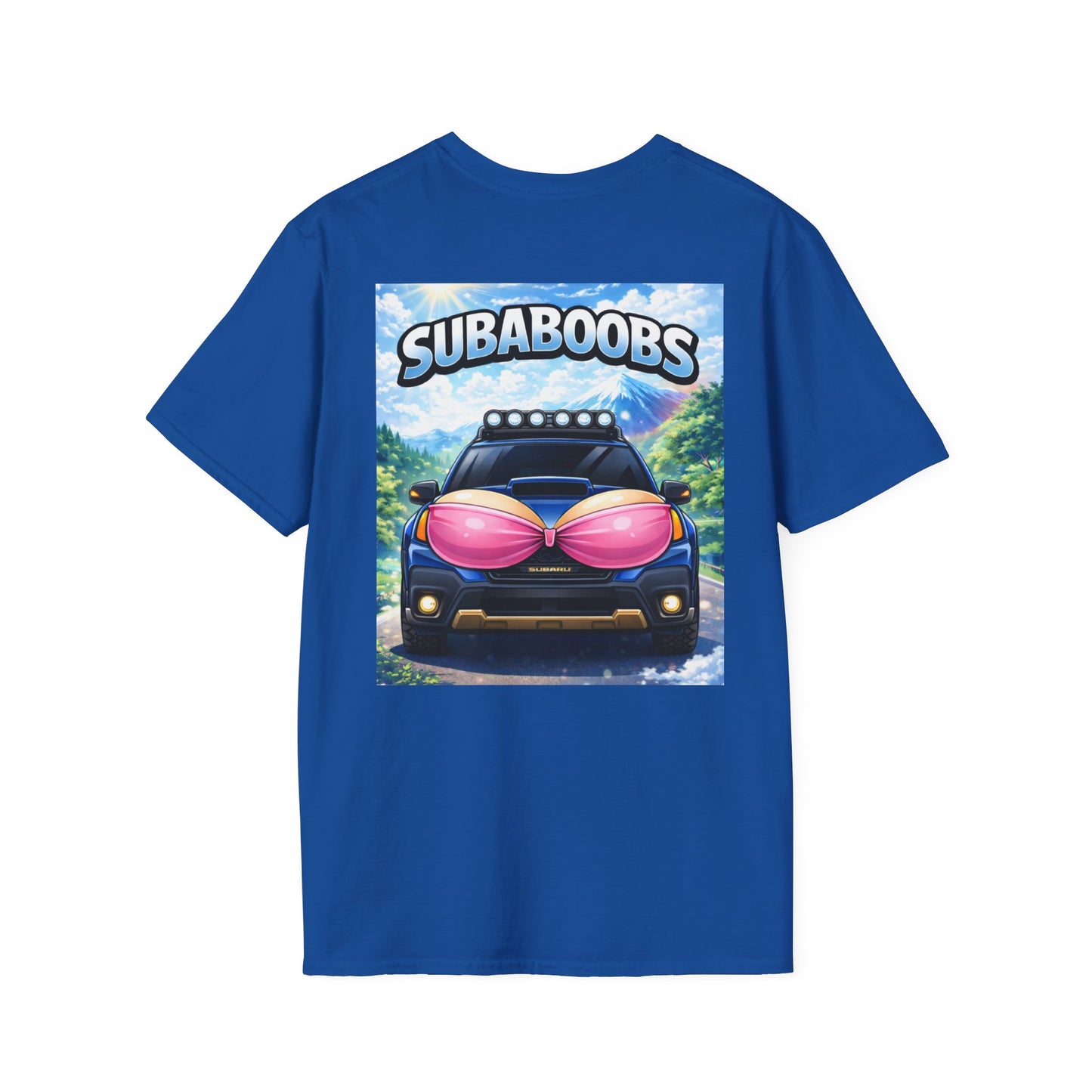 SubaBoobs Outback Wilderness Subaru Tee — 'Subie Elites' Graphic Car T-Shirt