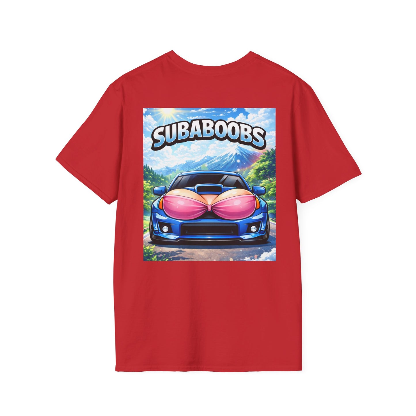 SubaBoobs WRX STI Graphic T-Shirt — 'Subie Elites' Car Art Tee