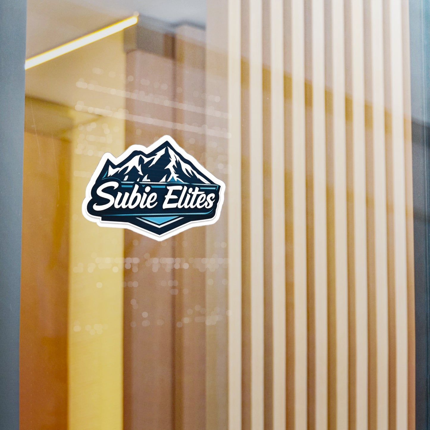 Subie Elites Mountain Logo Vinyl Sticker —Subaru Enthusiast Car & Window Decal