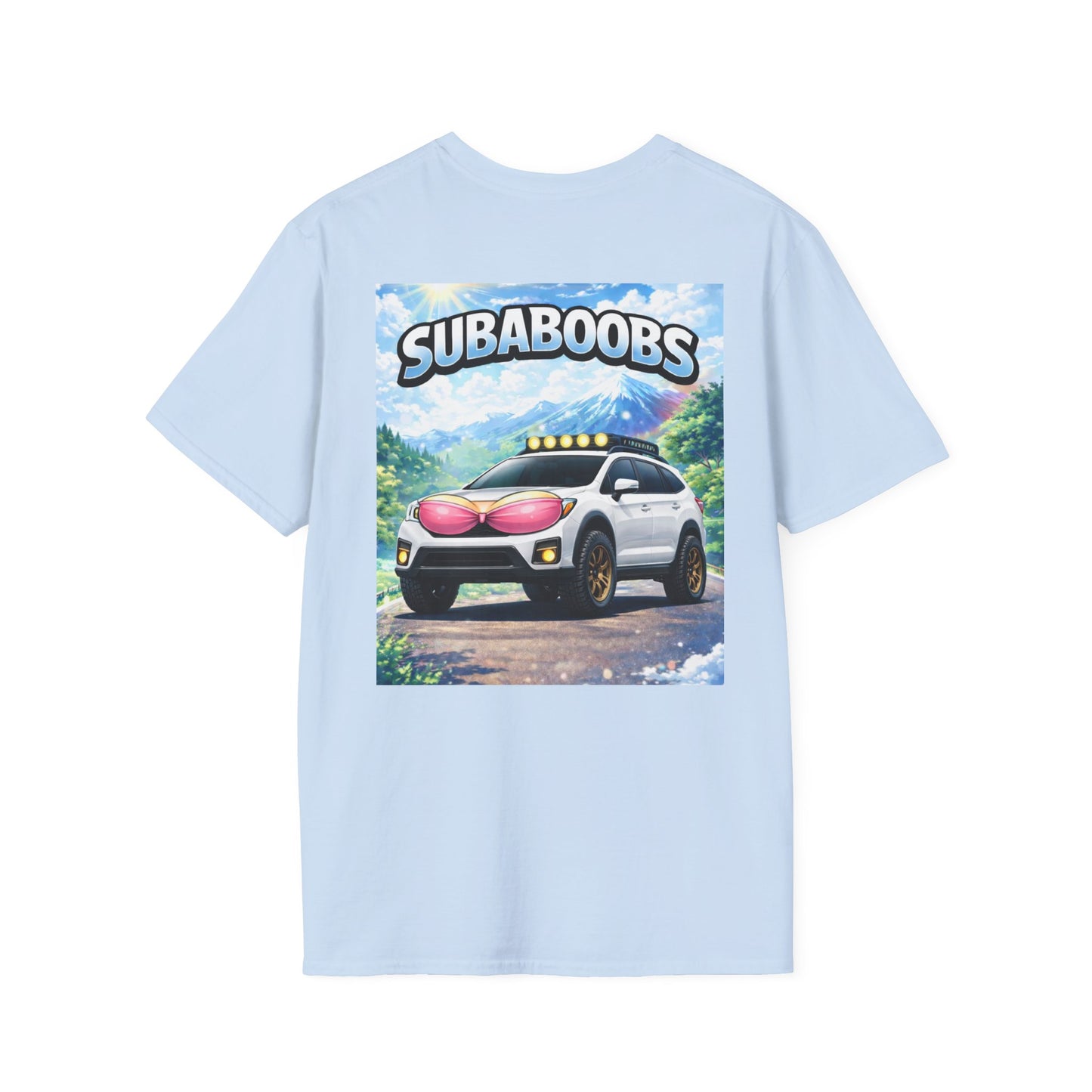 SubaBoobs Crosstrek Subaru T-Shirt — 'Subie Elites' Black Car Graphic Tee