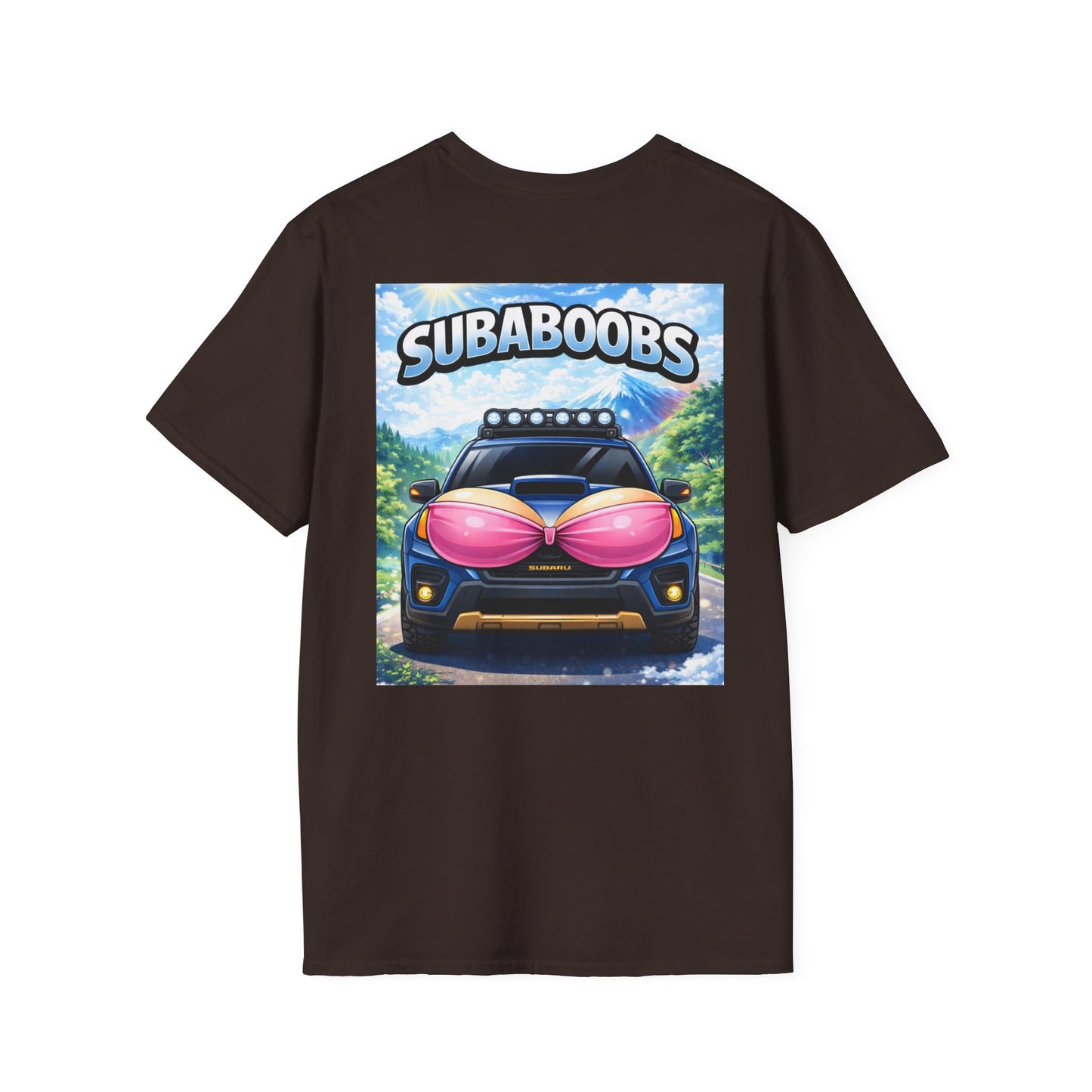 SubaBoobs Forester Wilderness Subaru Tee — 'Subie Elites' Graphic Car T-Shirt