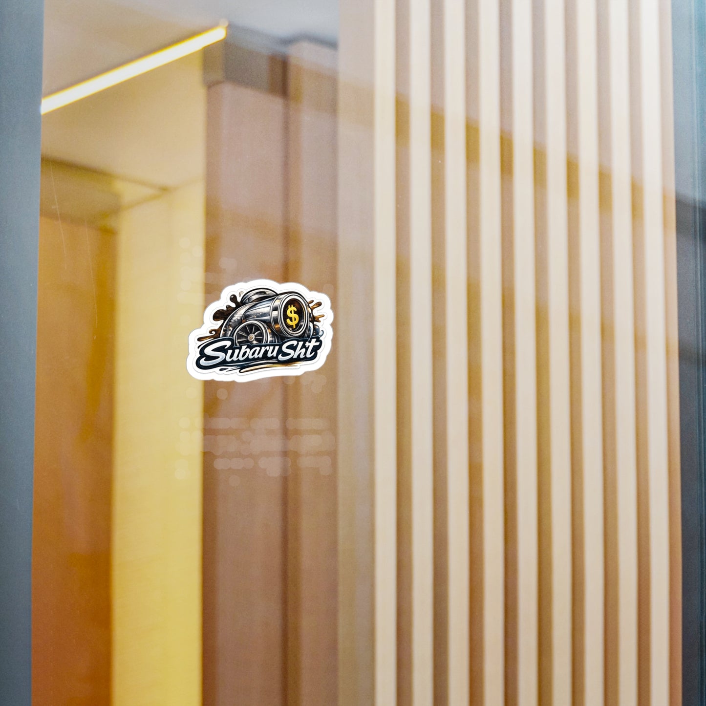 Subie Elites Subaru Sht Turbo Wheel Kiss-Cut Vinyl Sticker - Car Decal