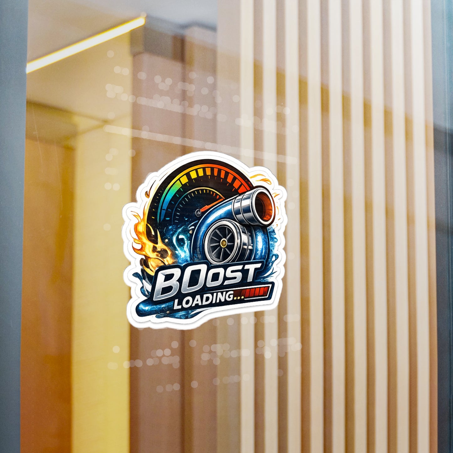 Subie Elites Boost Loading Turbo Sticker — Kiss-Cut Vinyl Car Decal