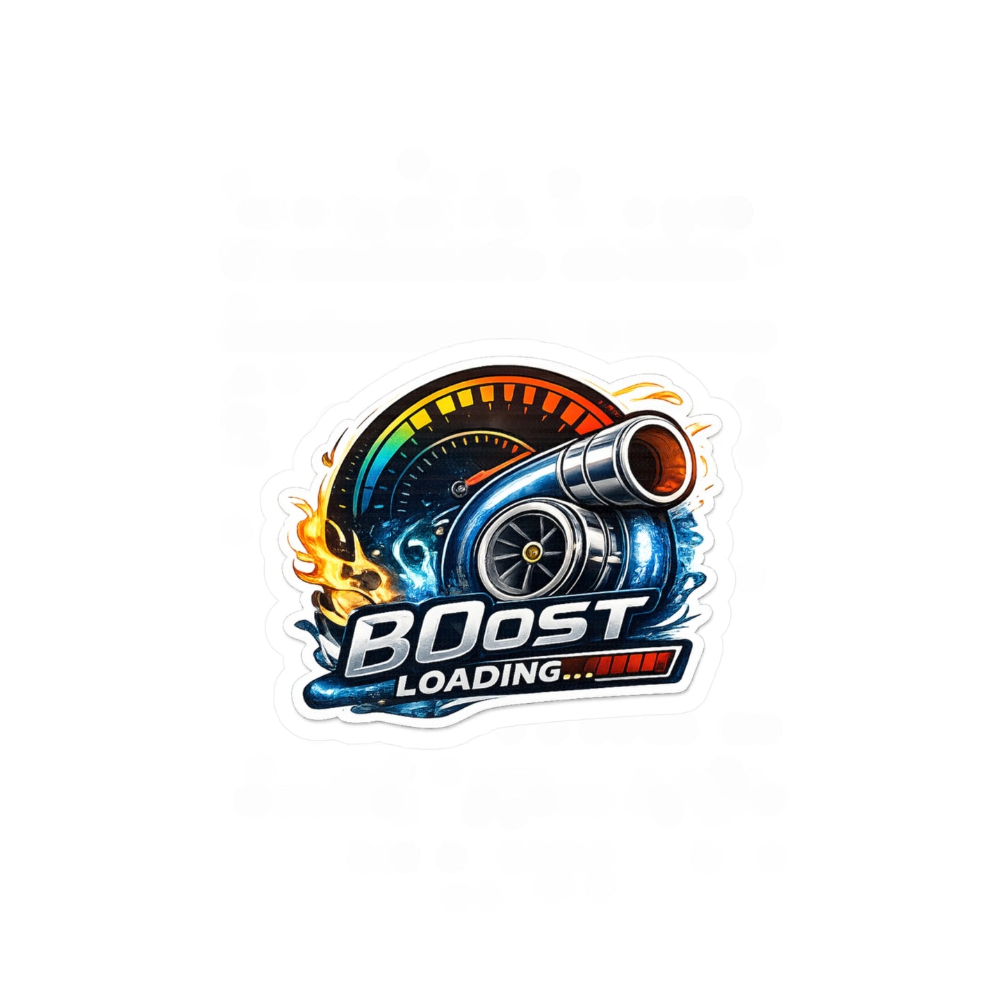 Subie Elites Boost Loading Turbo Sticker — Kiss-Cut Vinyl Car Decal