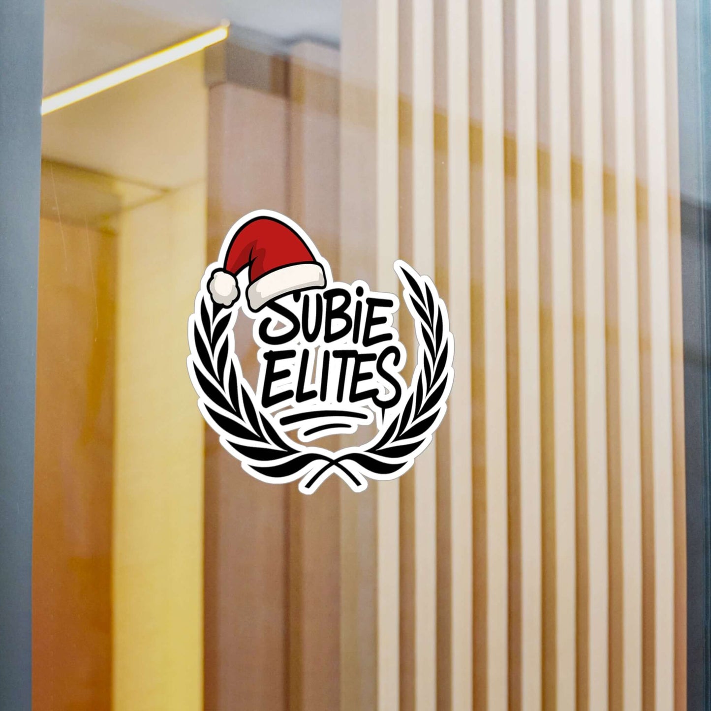 Subie Elites Holiday Crest Sticker