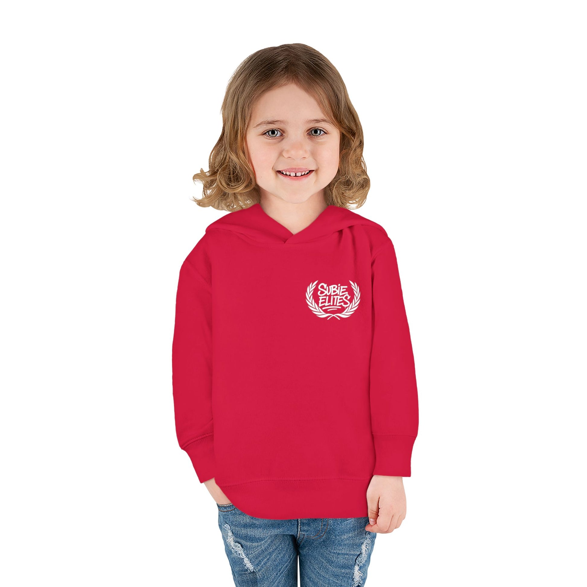 Kids' Fleece Hoodie - Retro Racing Design