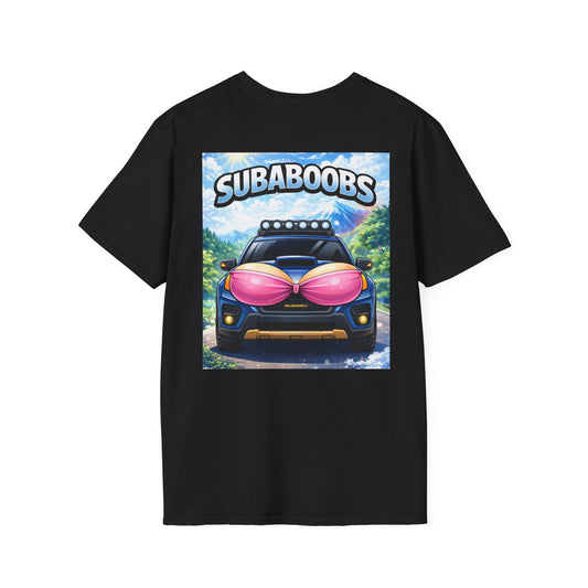 SubaBoobs Forester Wilderness Subaru Tee — 'Subie Elites' Graphic Car T-Shirt
