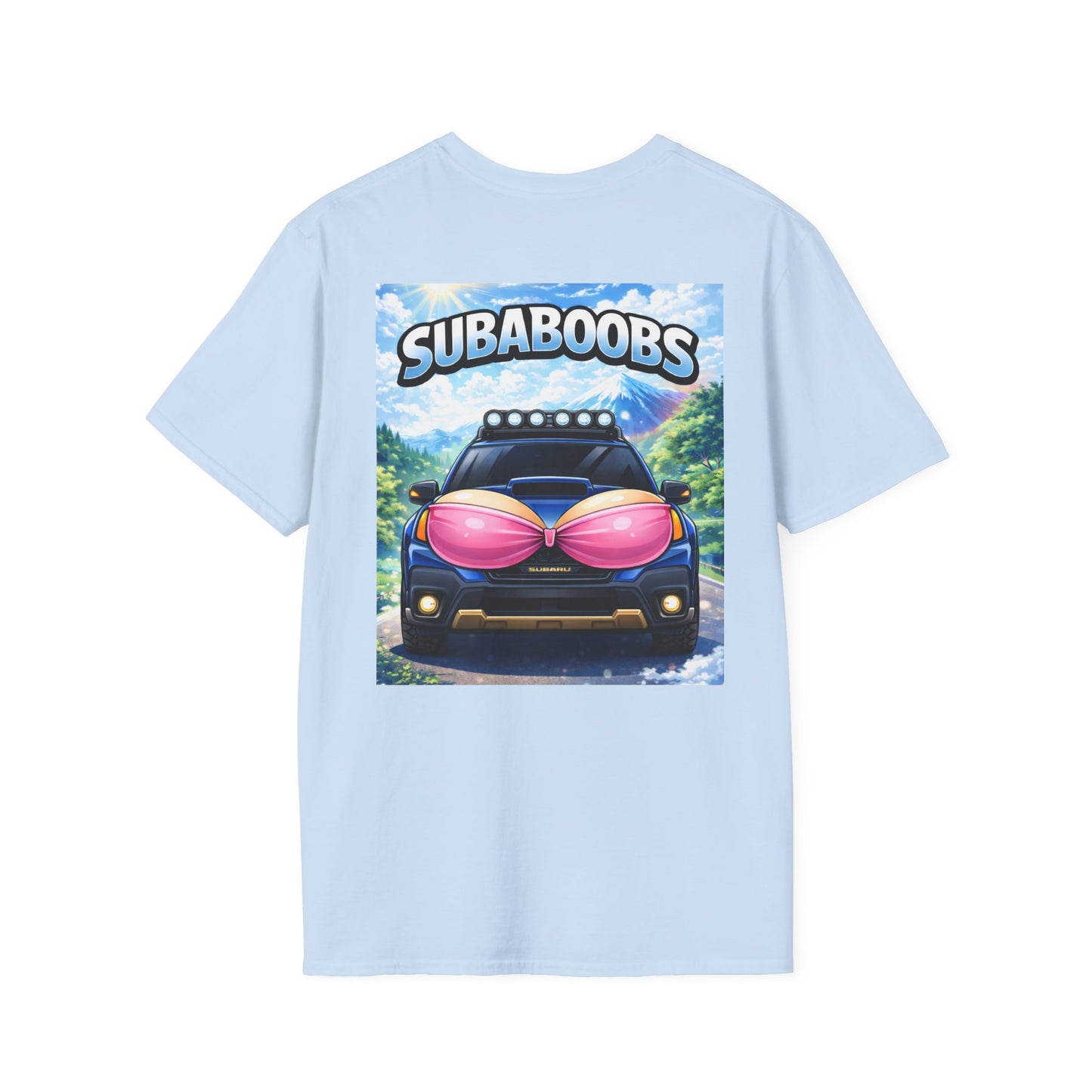 SubaBoobs Outback Wilderness Subaru Tee — 'Subie Elites' Graphic Car T-Shirt