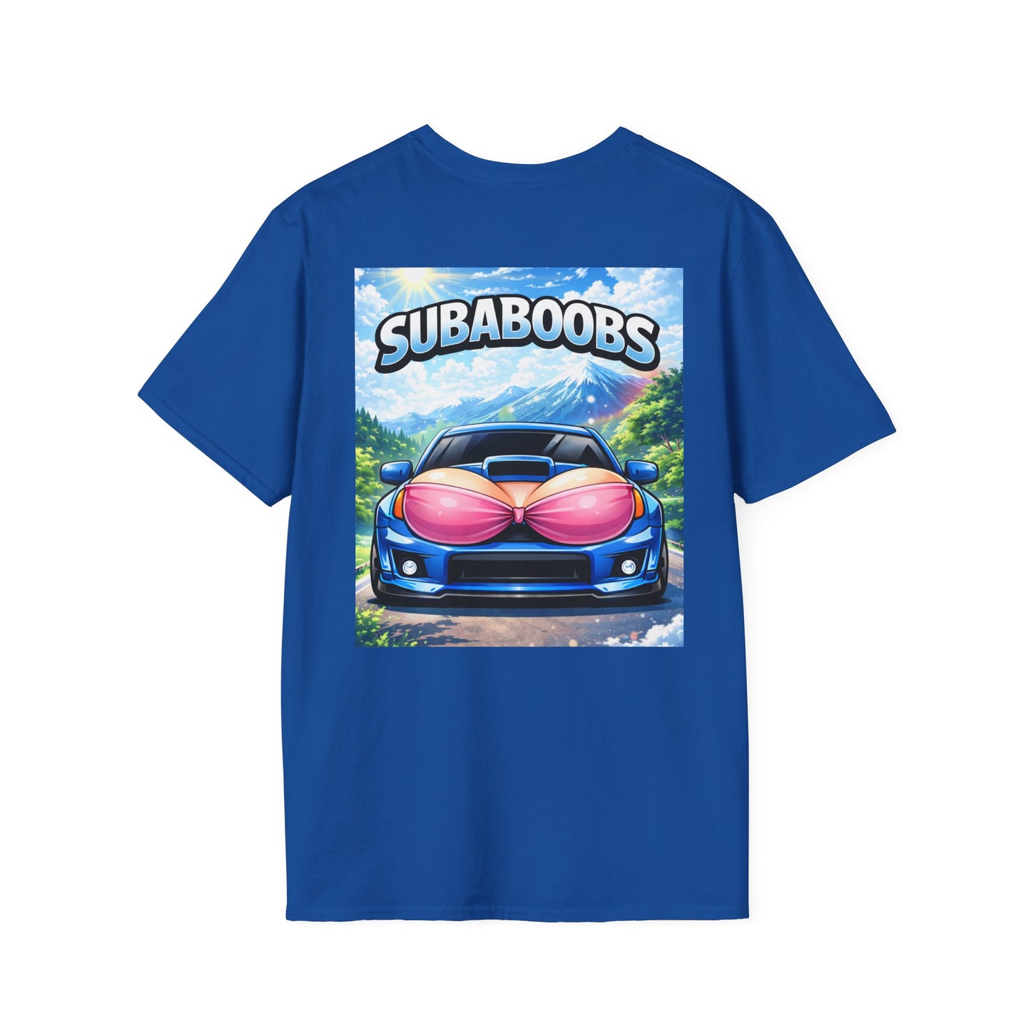 SubaBoobs WRX STI Graphic T-Shirt — 'Subie Elites' Car Art Tee