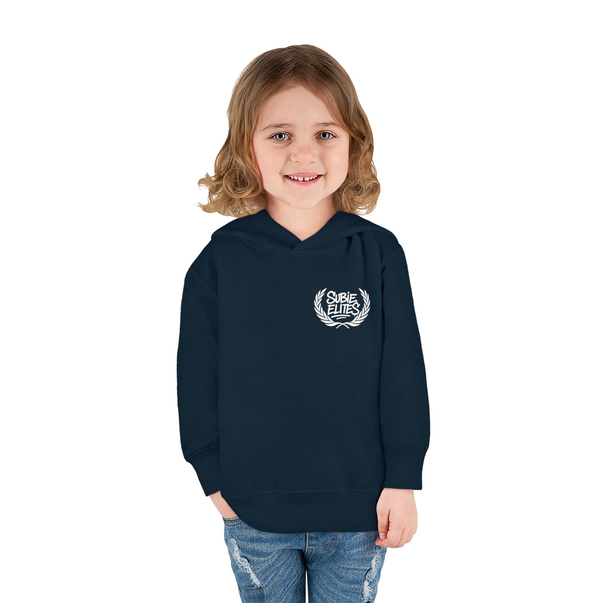 Kids' Fleece Hoodie - Retro Racing Design