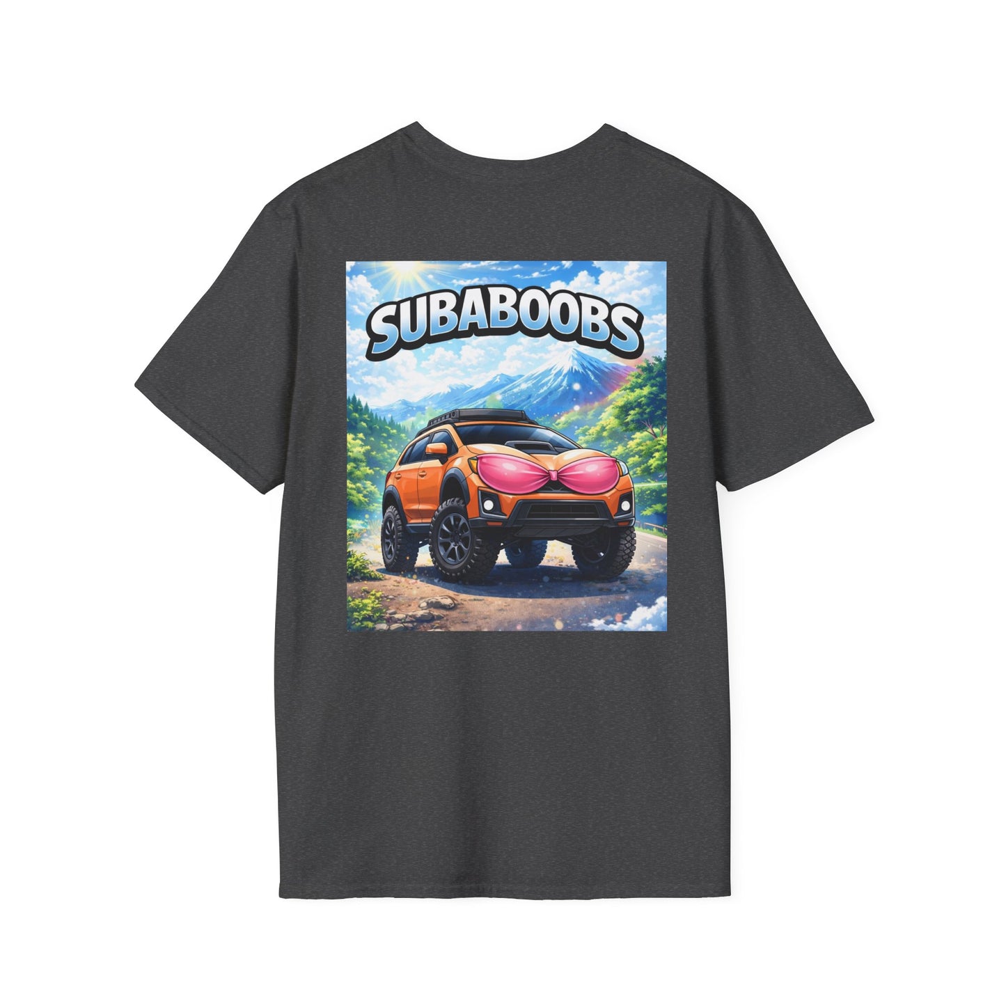 Subaboobs Crosstrek V2 Off-Road Hatchback T-Shirt — Funny Subaru Crew Tee