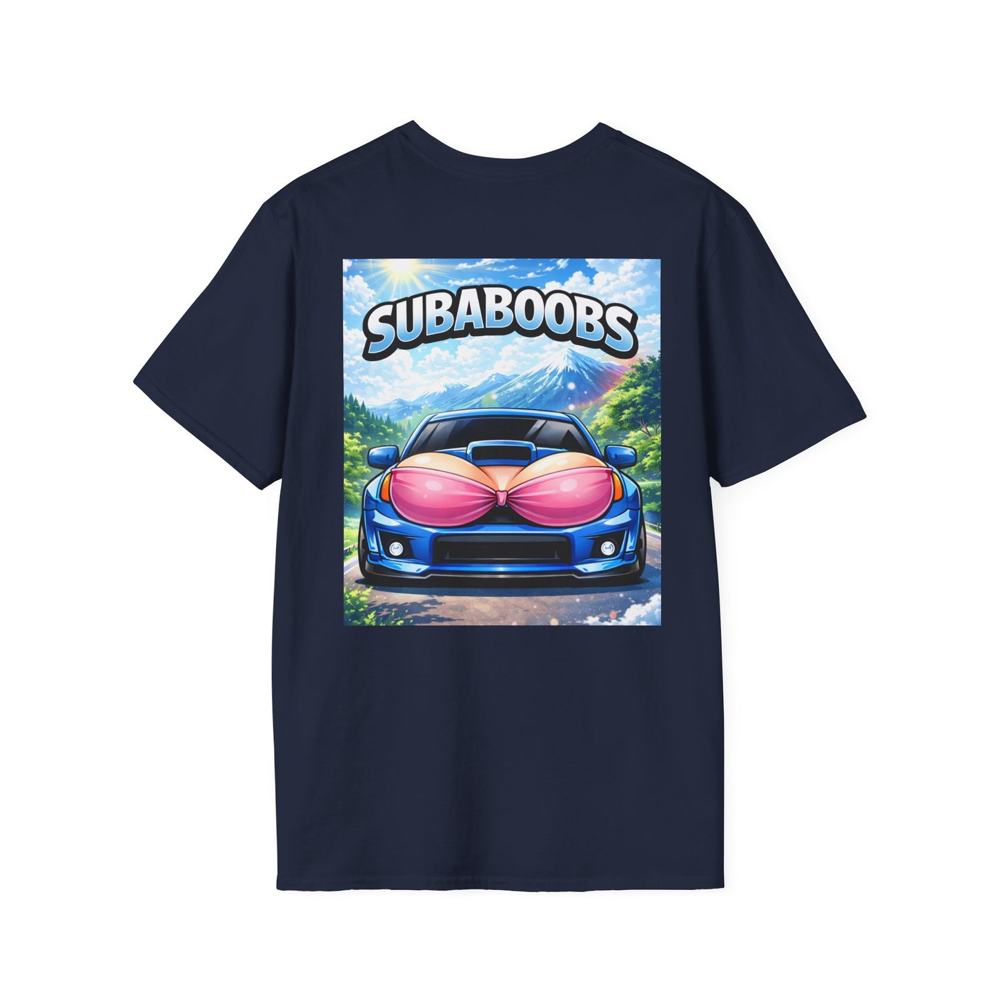 SubaBoobs WRX STI Graphic T-Shirt — 'Subie Elites' Car Art Tee