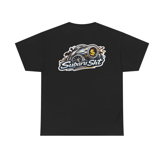 Subie Elites Subaru Sht Car Graphic Tee — Racing Turbo Logo T‑Shirt